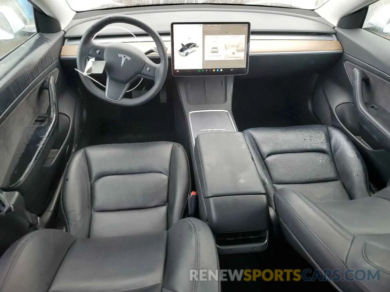8 Photograph of a damaged car 5YJ3E1EA9MF930461 TESLA MODEL 3 2021