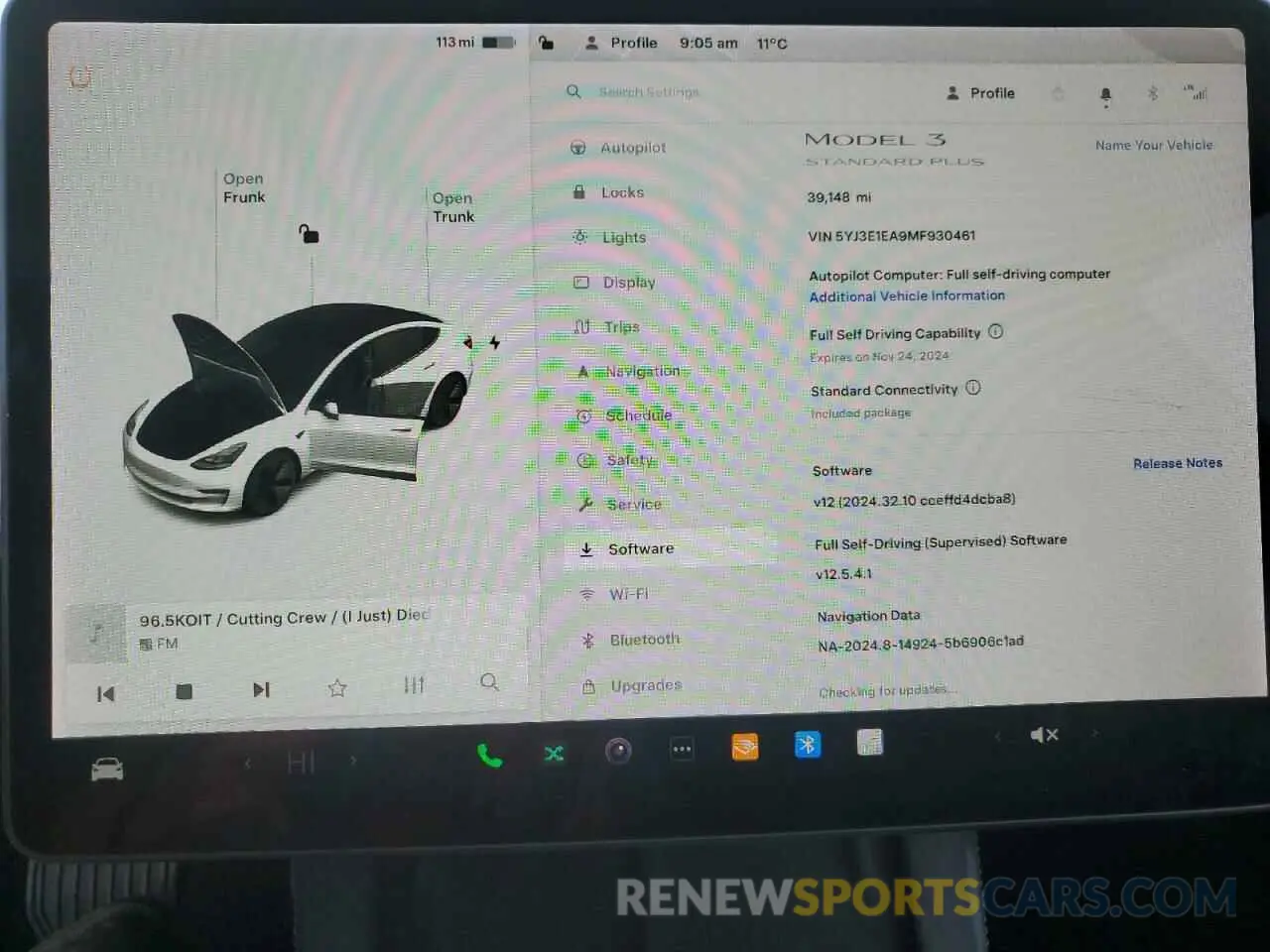 9 Photograph of a damaged car 5YJ3E1EA9MF930461 TESLA MODEL 3 2021