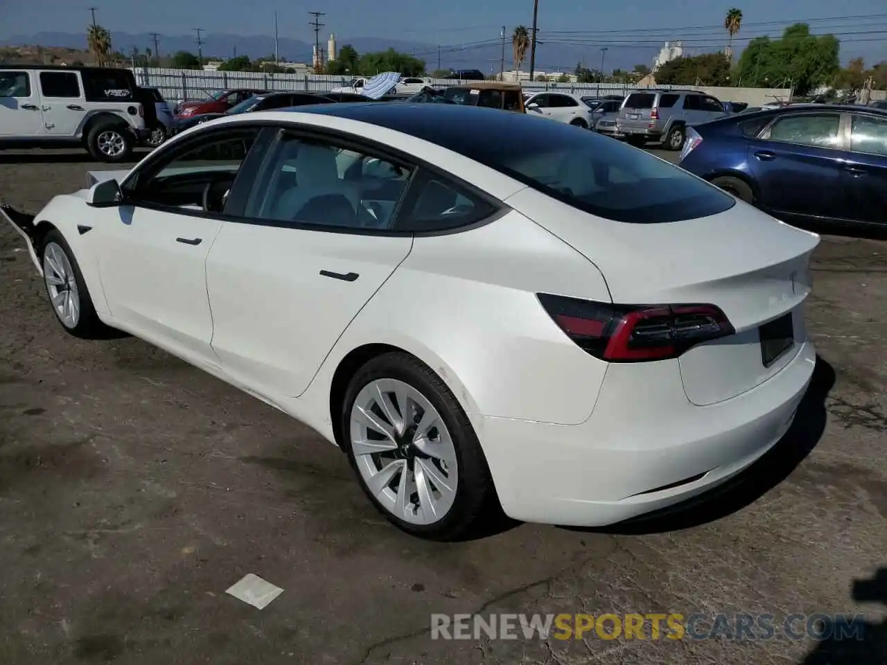 3 Photograph of a damaged car 5YJ3E1EA9MF936499 TESLA MODEL 3 2021