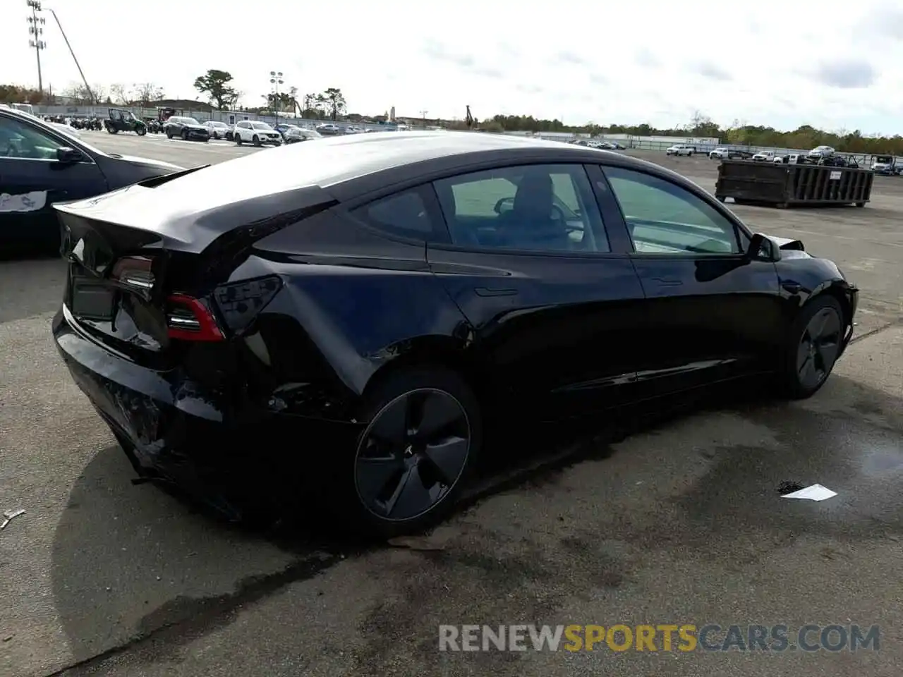 3 Photograph of a damaged car 5YJ3E1EA9MF961385 TESLA MODEL 3 2021