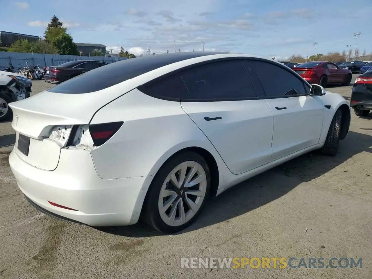 3 Photograph of a damaged car 5YJ3E1EA9MF961676 TESLA MODEL 3 2021