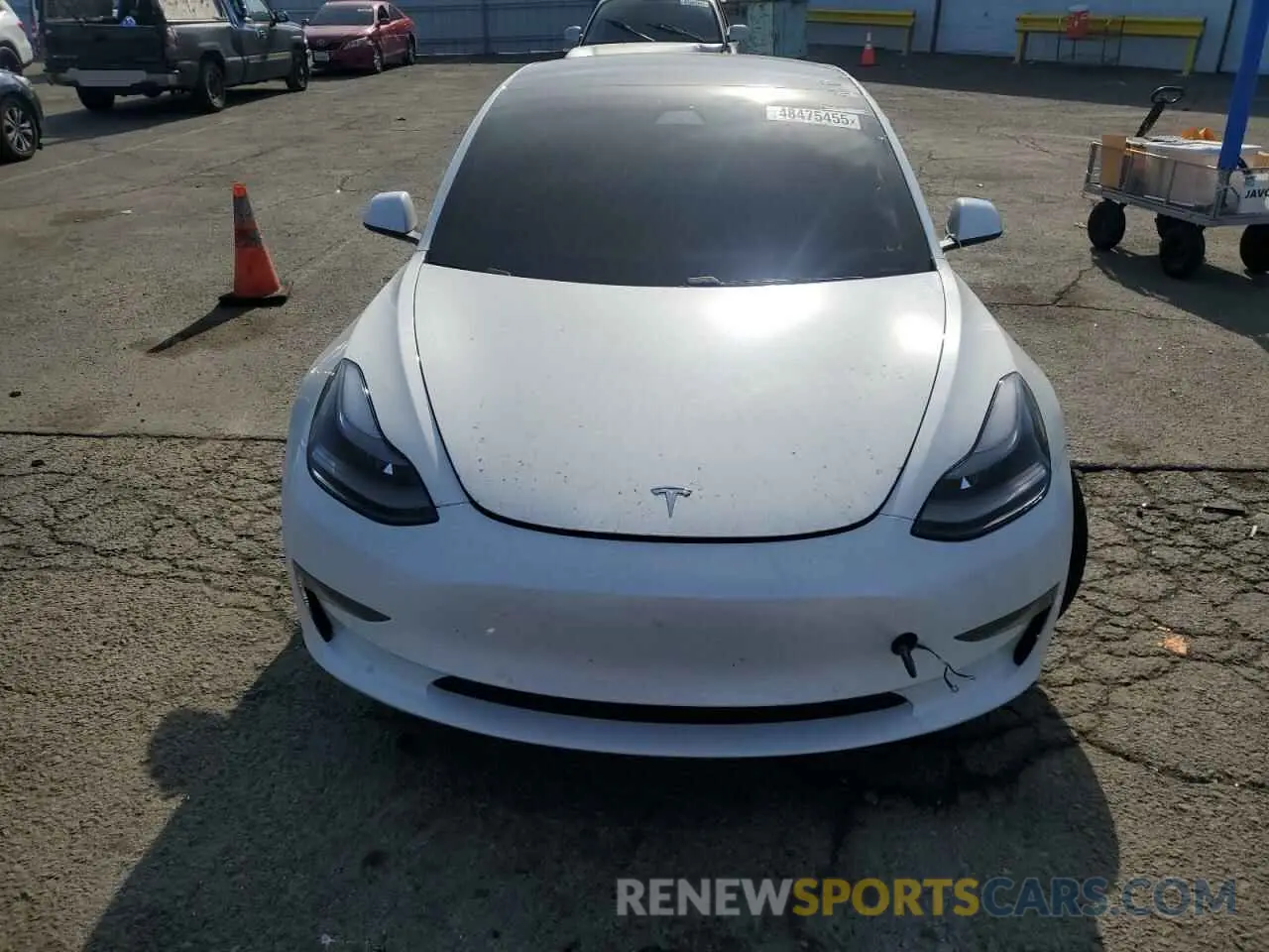 5 Photograph of a damaged car 5YJ3E1EA9MF961676 TESLA MODEL 3 2021