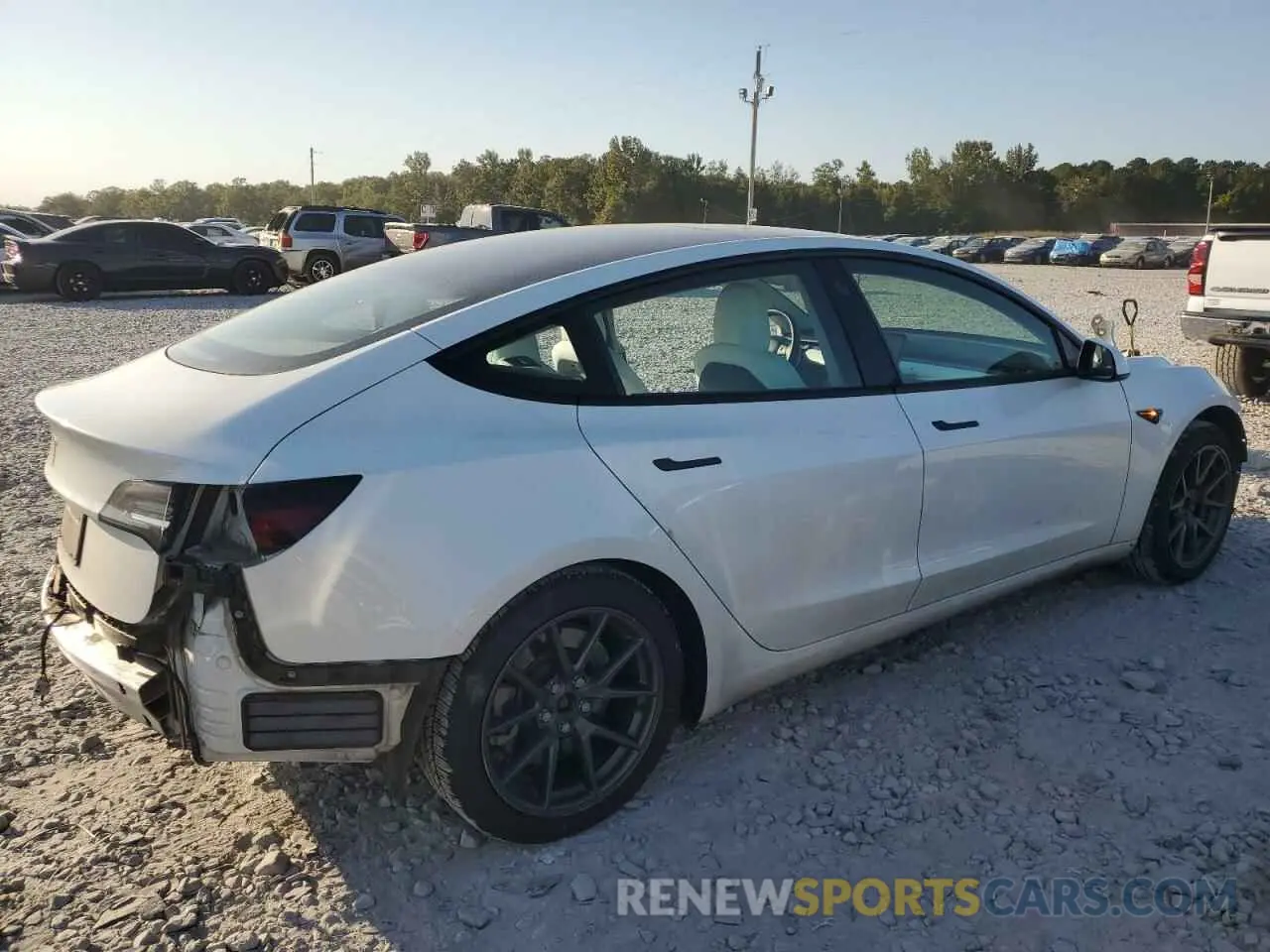 3 Photograph of a damaged car 5YJ3E1EA9MF987467 TESLA MODEL 3 2021