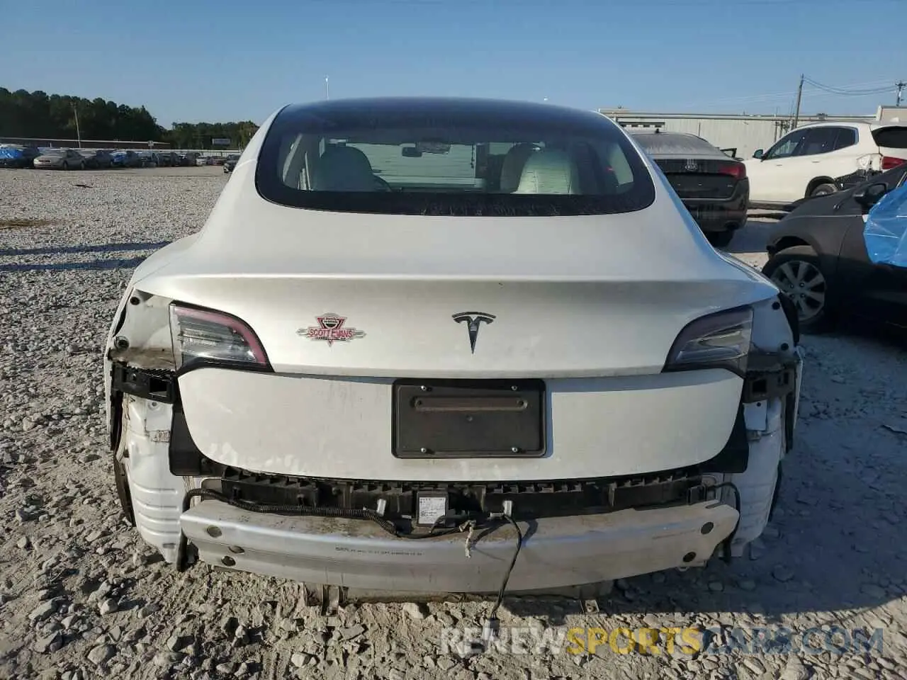 6 Photograph of a damaged car 5YJ3E1EA9MF987467 TESLA MODEL 3 2021