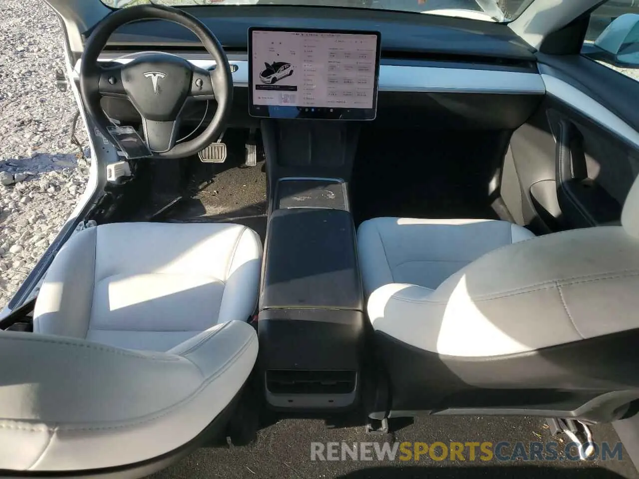 8 Photograph of a damaged car 5YJ3E1EA9MF987467 TESLA MODEL 3 2021