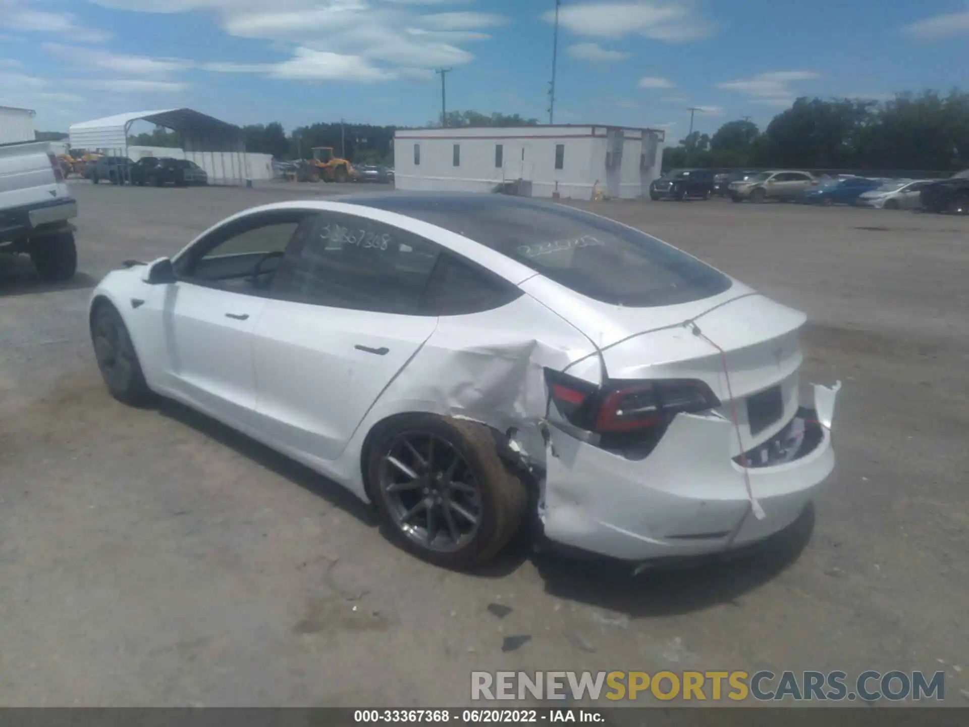 3 Photograph of a damaged car 5YJ3E1EA9MF992068 TESLA MODEL 3 2021