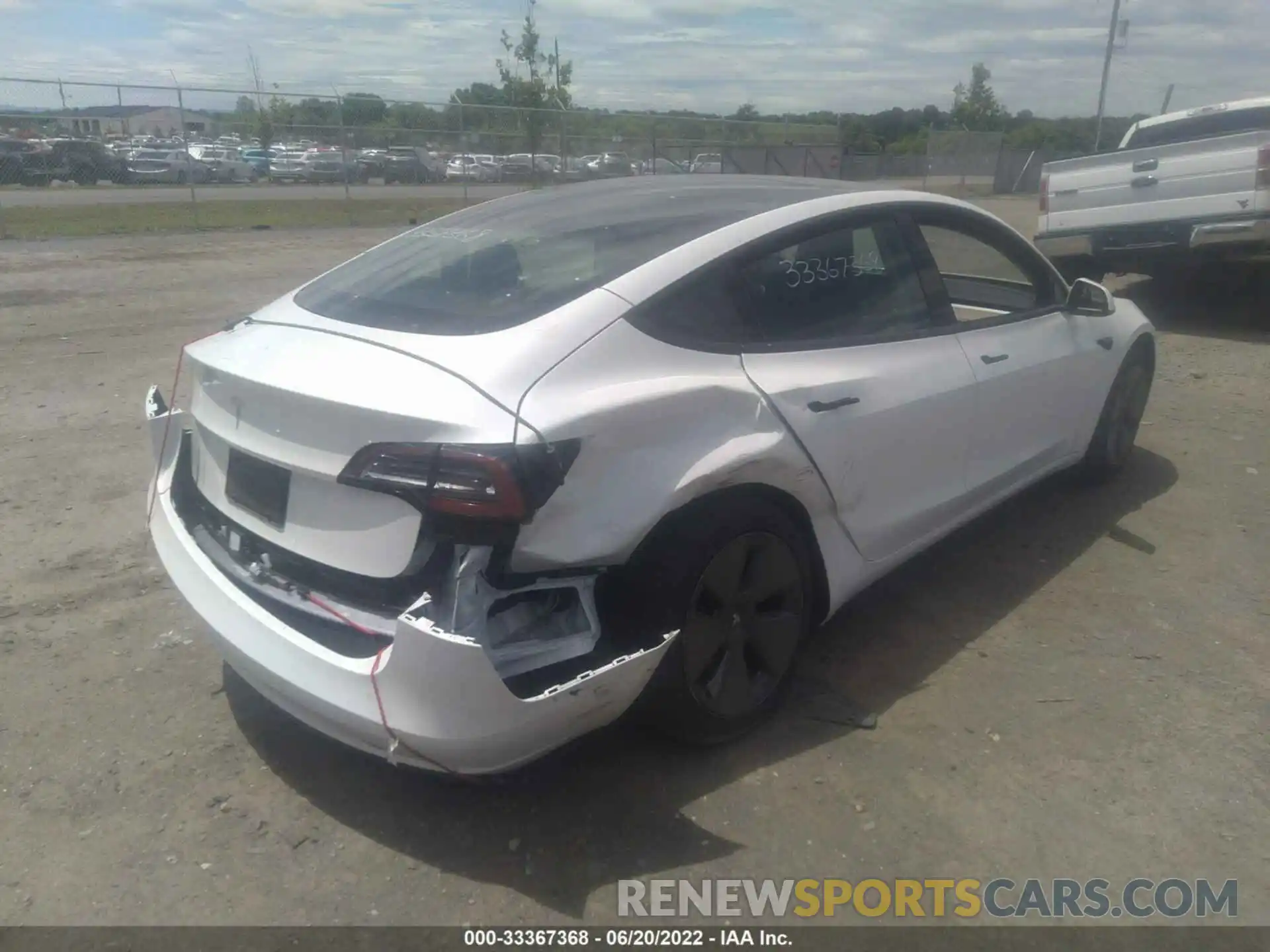 4 Photograph of a damaged car 5YJ3E1EA9MF992068 TESLA MODEL 3 2021