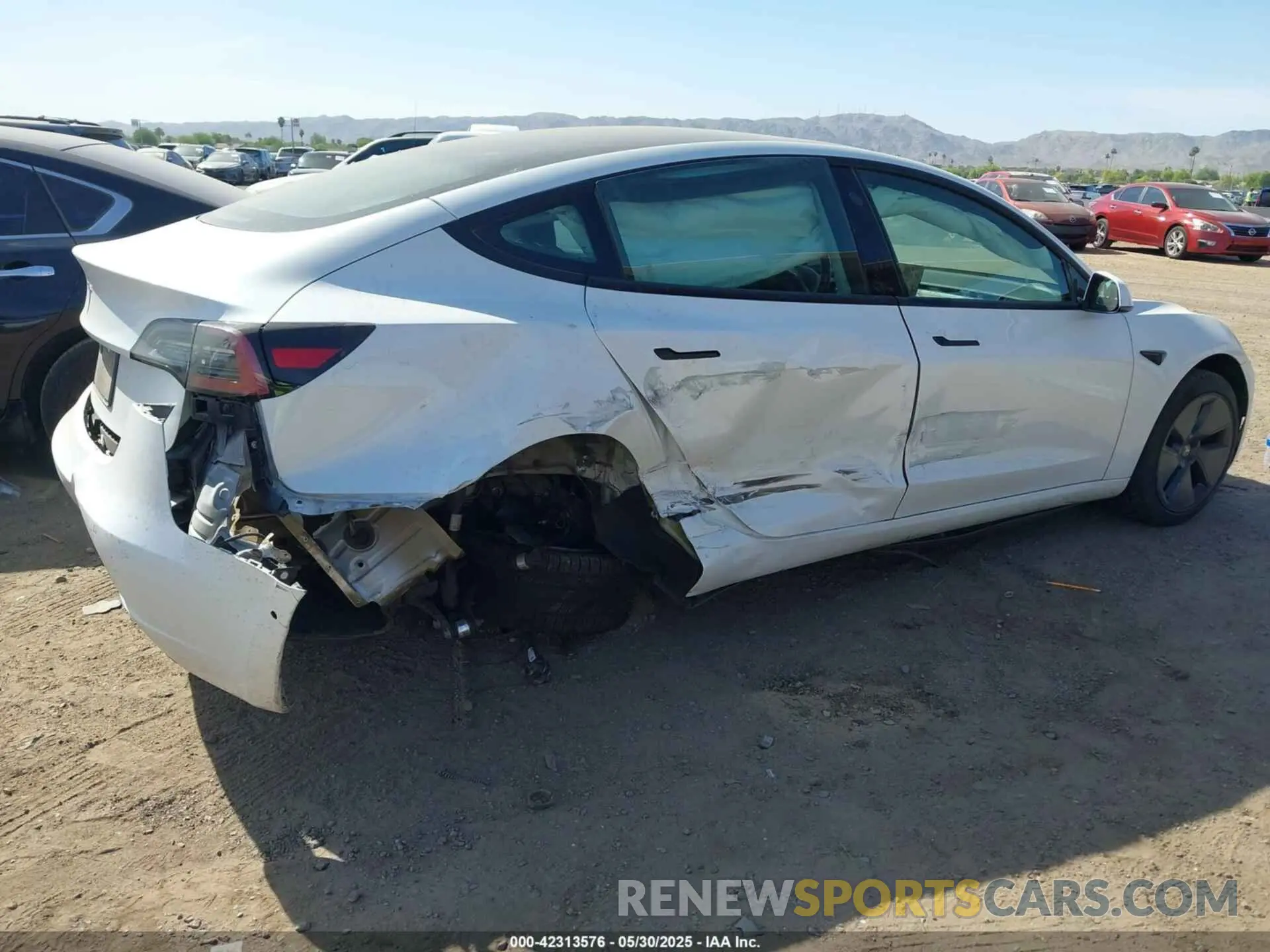 6 Photograph of a damaged car 5YJ3E1EA9MF994855 TESLA MODEL 3 2021