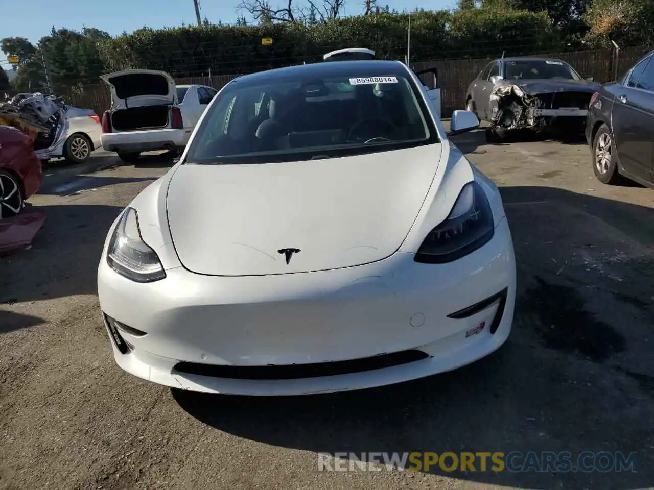 5 Photograph of a damaged car 5YJ3E1EAXMF001346 TESLA MODEL 3 2021