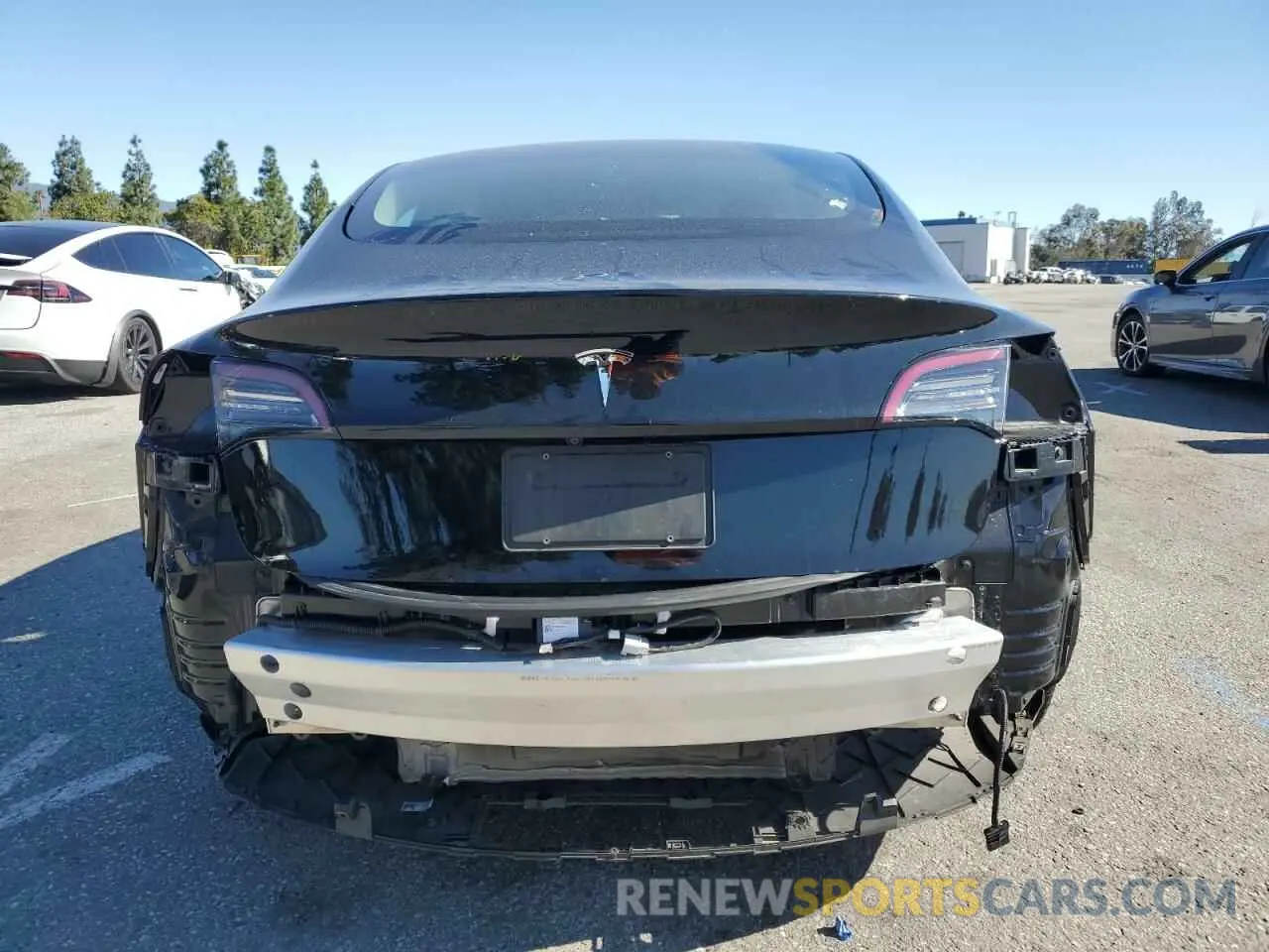 6 Photograph of a damaged car 5YJ3E1EAXMF027428 TESLA MODEL 3 2021
