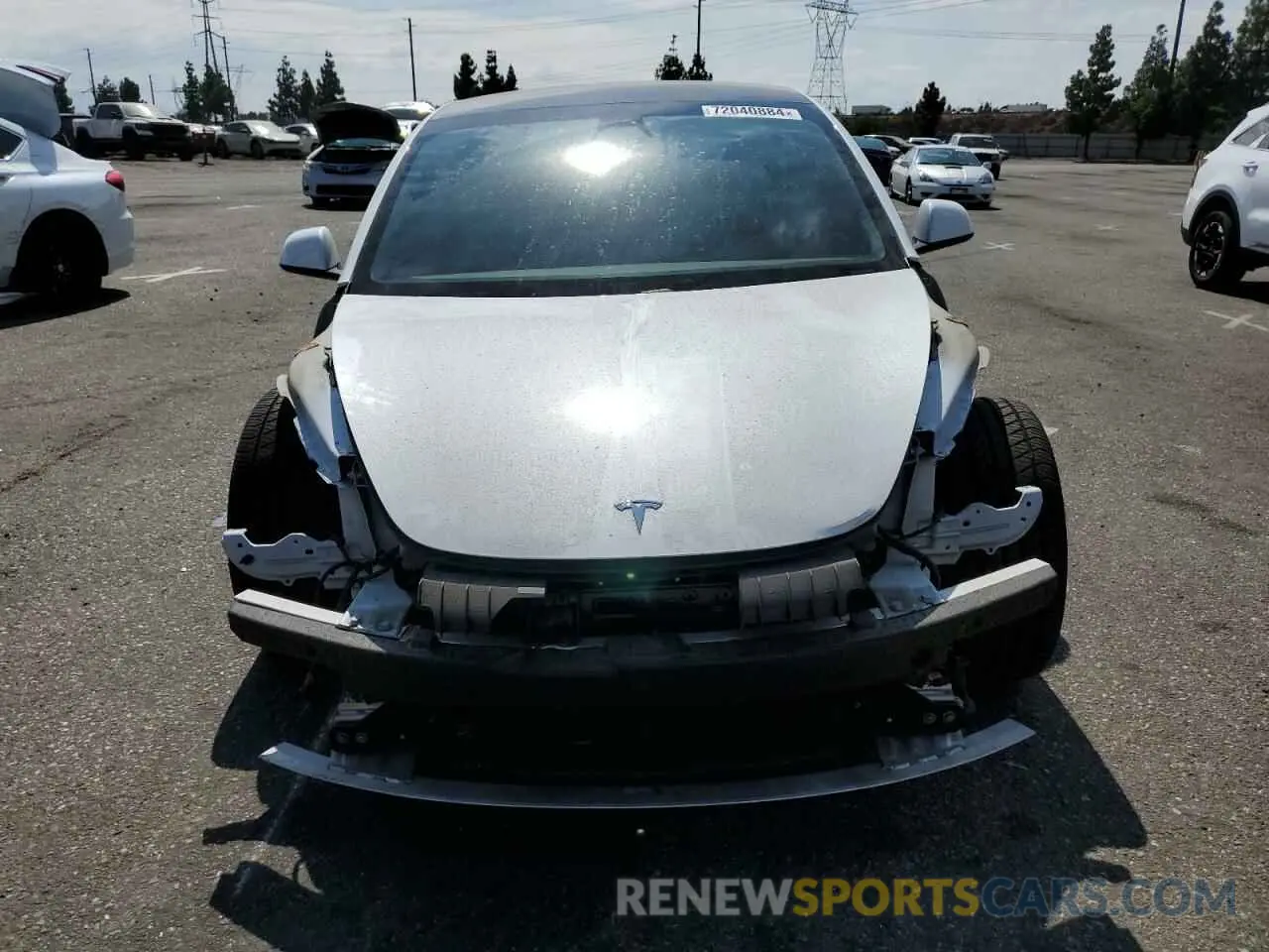 5 Photograph of a damaged car 5YJ3E1EAXMF028630 TESLA MODEL 3 2021