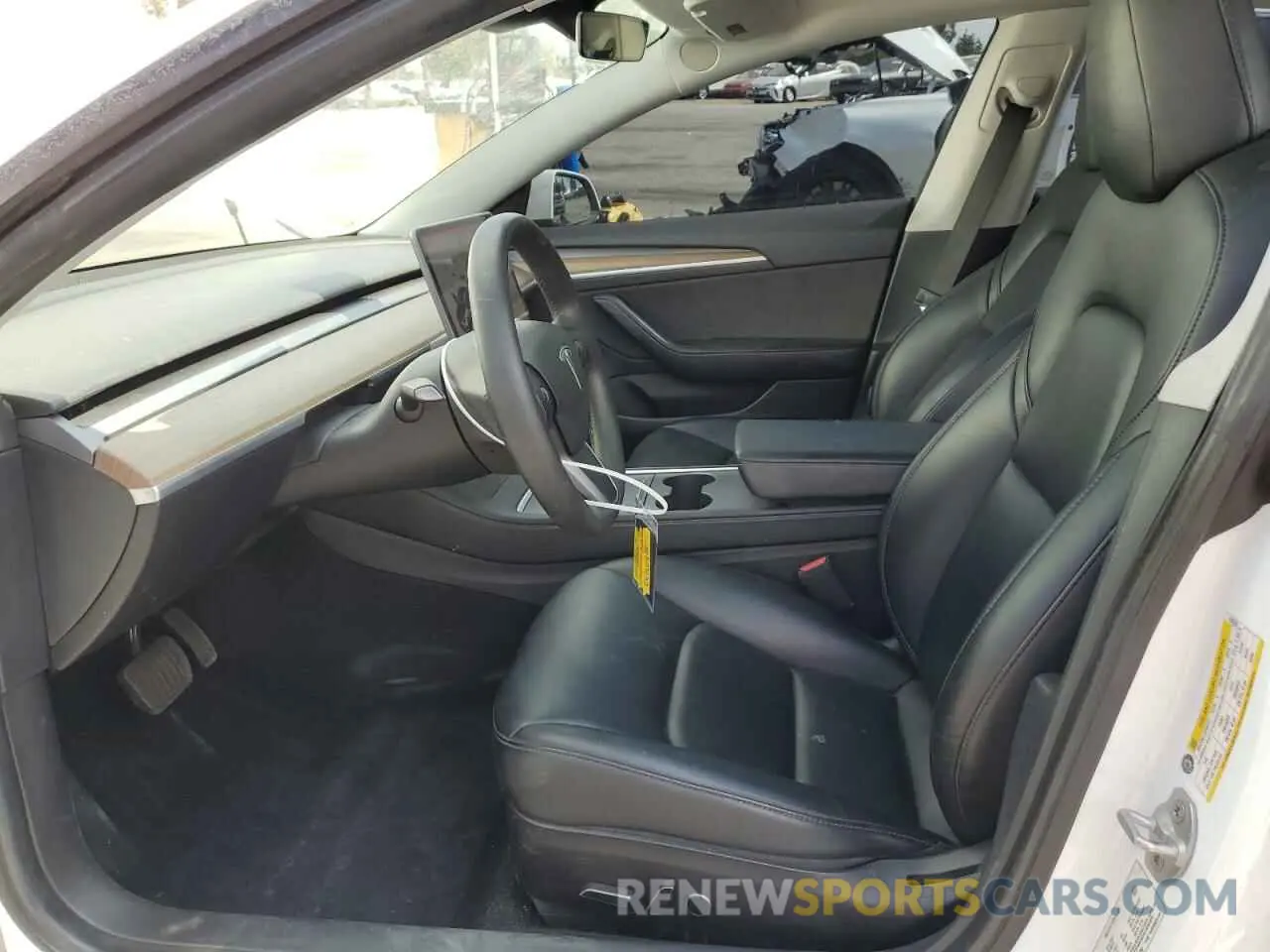 7 Photograph of a damaged car 5YJ3E1EAXMF028630 TESLA MODEL 3 2021