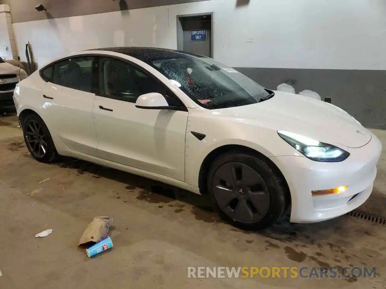 4 Photograph of a damaged car 5YJ3E1EAXMF029227 TESLA MODEL 3 2021