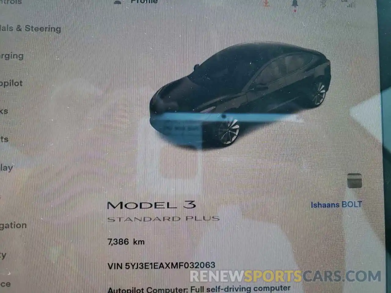 8 Photograph of a damaged car 5YJ3E1EAXMF032063 TESLA MODEL 3 2021