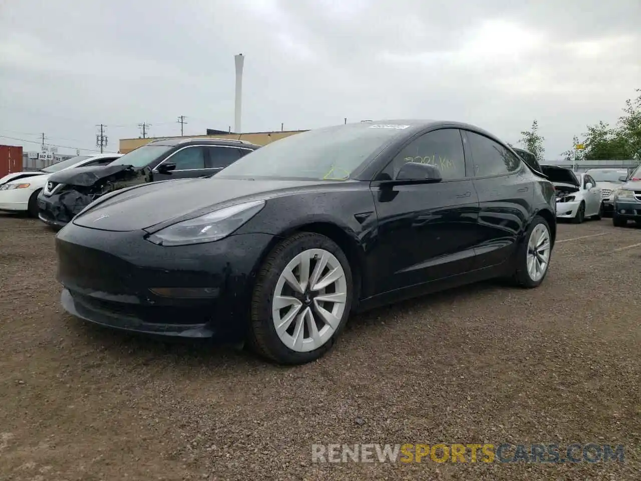 9 Photograph of a damaged car 5YJ3E1EAXMF032063 TESLA MODEL 3 2021