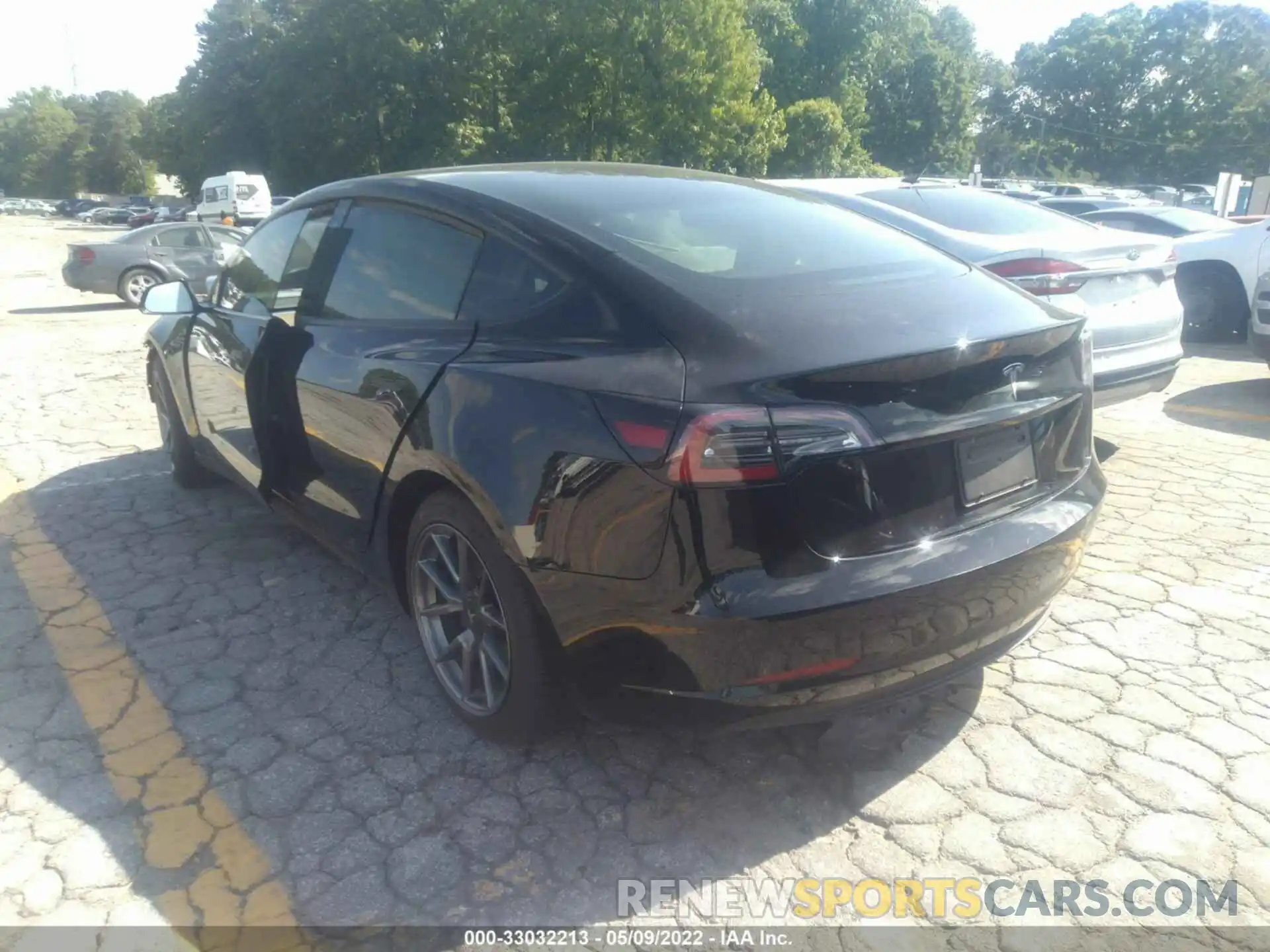 3 Photograph of a damaged car 5YJ3E1EAXMF041507 TESLA MODEL 3 2021