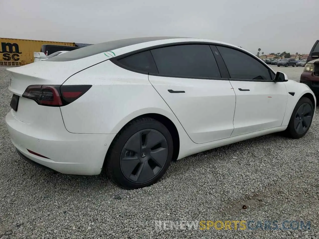 3 Photograph of a damaged car 5YJ3E1EAXMF065760 TESLA MODEL 3 2021