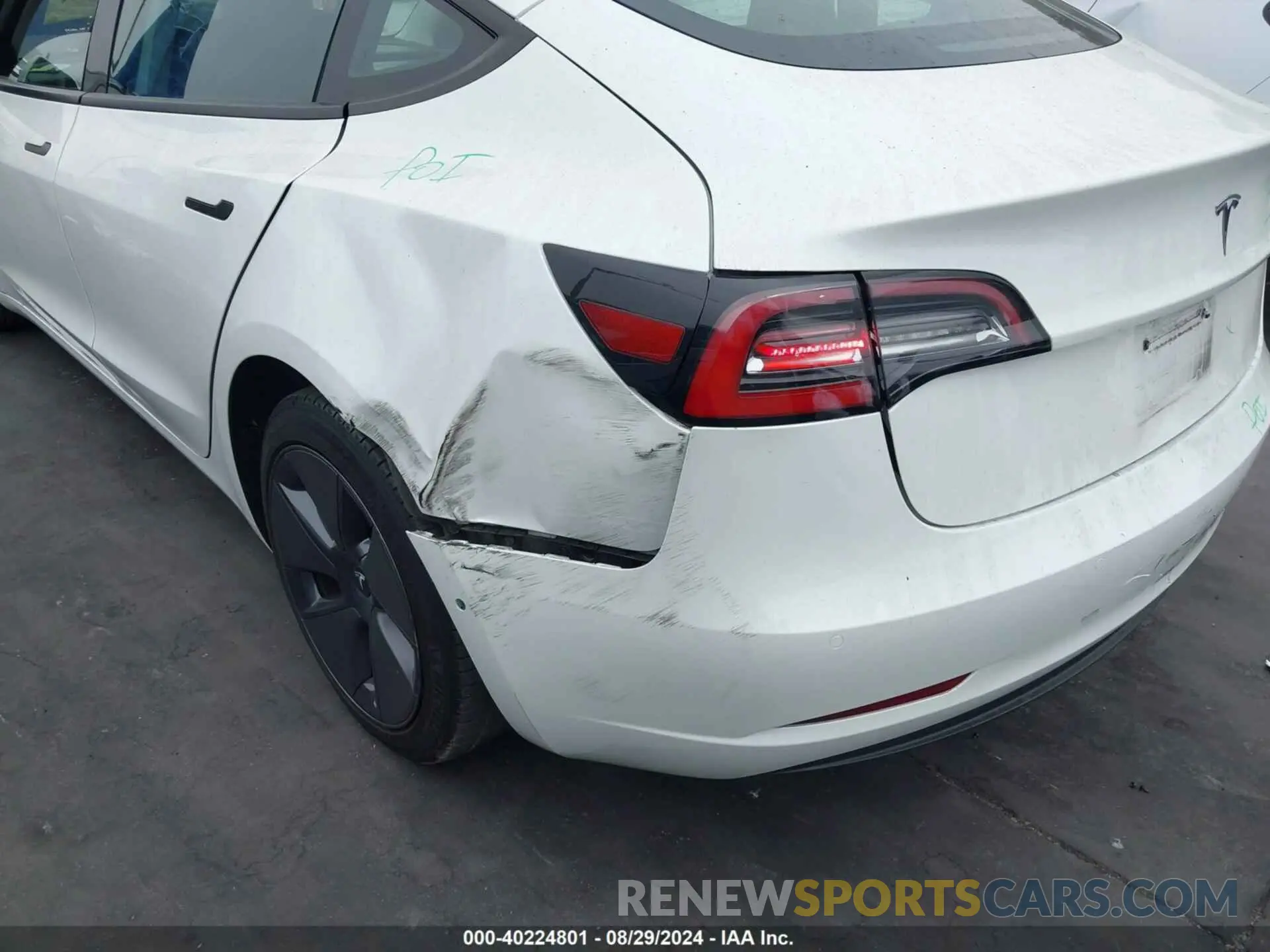 6 Photograph of a damaged car 5YJ3E1EAXMF074796 TESLA MODEL 3 2021