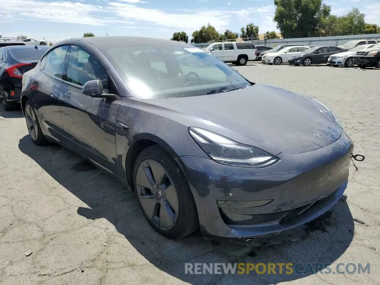 4 Photograph of a damaged car 5YJ3E1EAXMF076516 TESLA MODEL 3 2021