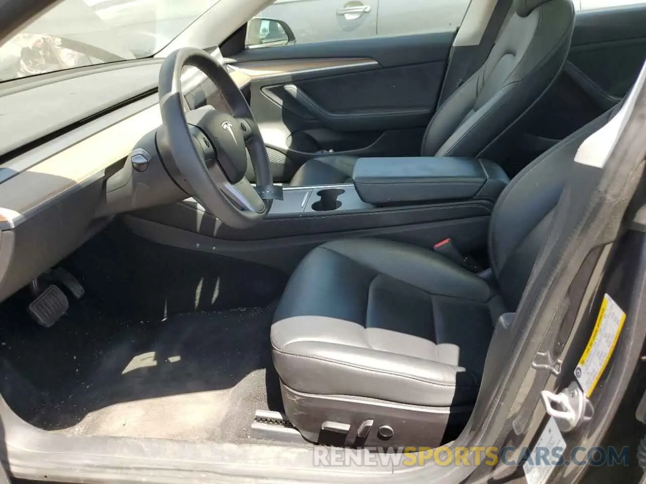 7 Photograph of a damaged car 5YJ3E1EAXMF076516 TESLA MODEL 3 2021
