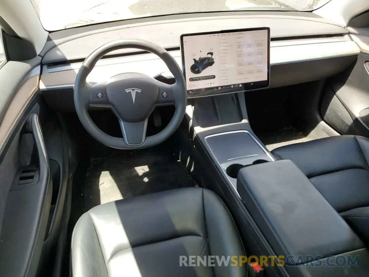 8 Photograph of a damaged car 5YJ3E1EAXMF076516 TESLA MODEL 3 2021