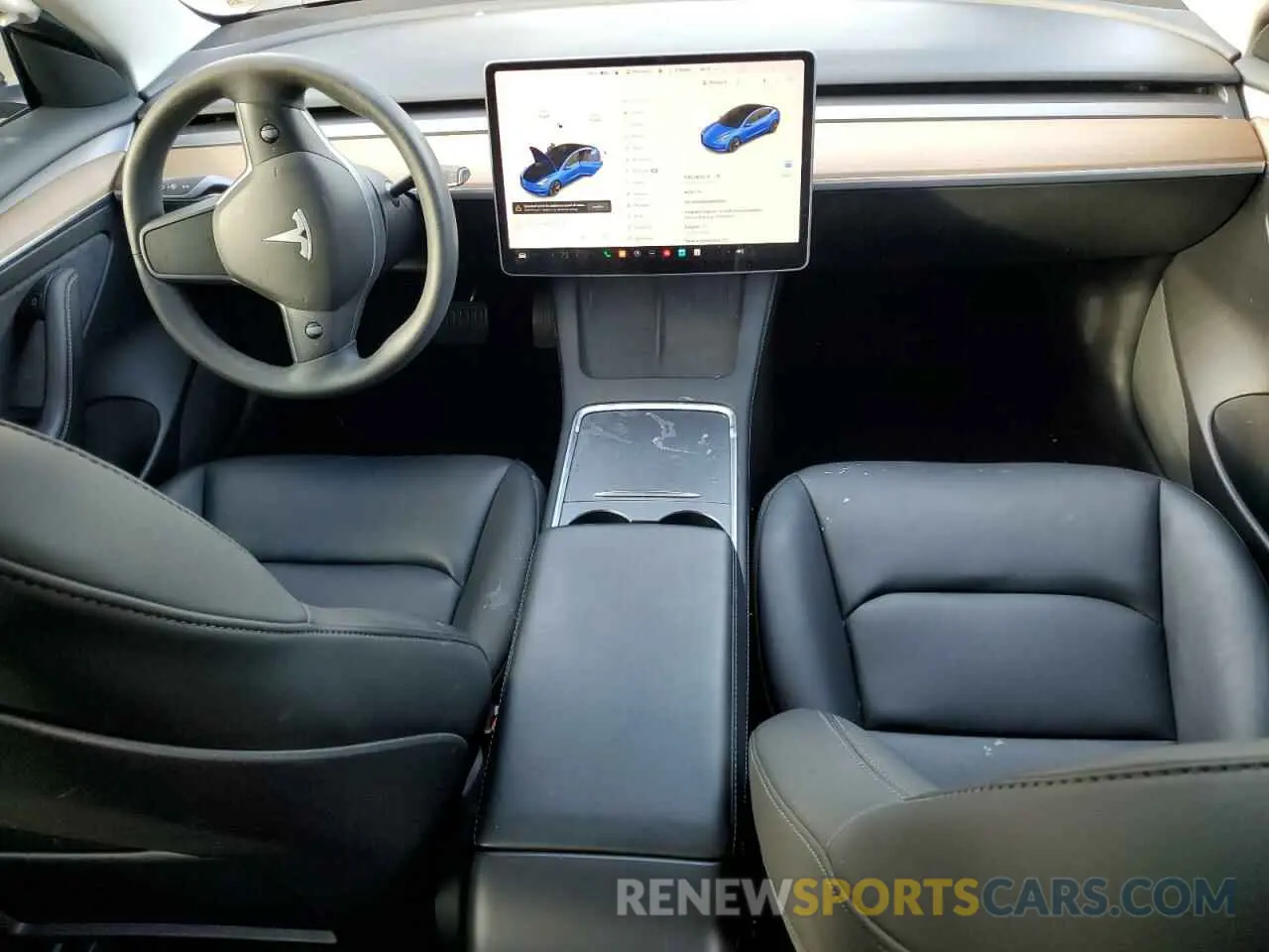 8 Photograph of a damaged car 5YJ3E1EAXMF082641 TESLA MODEL 3 2021