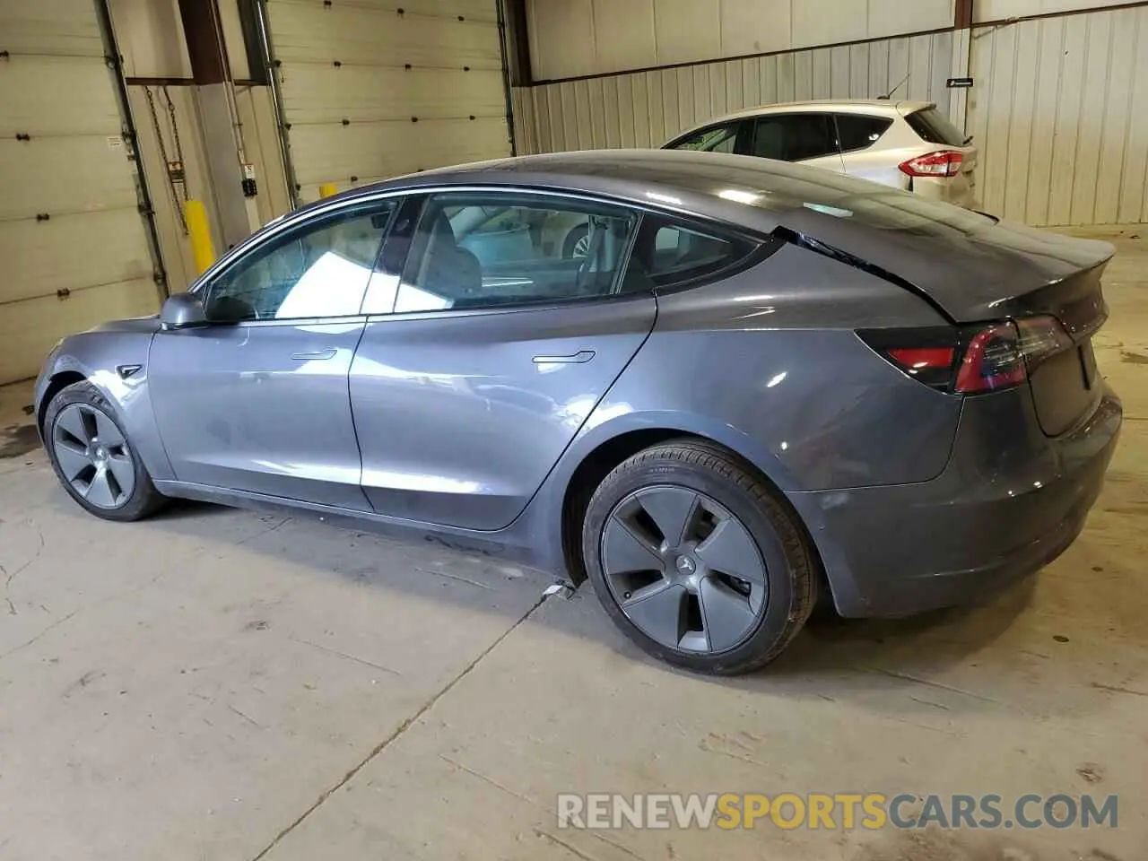 2 Photograph of a damaged car 5YJ3E1EAXMF086348 TESLA MODEL 3 2021