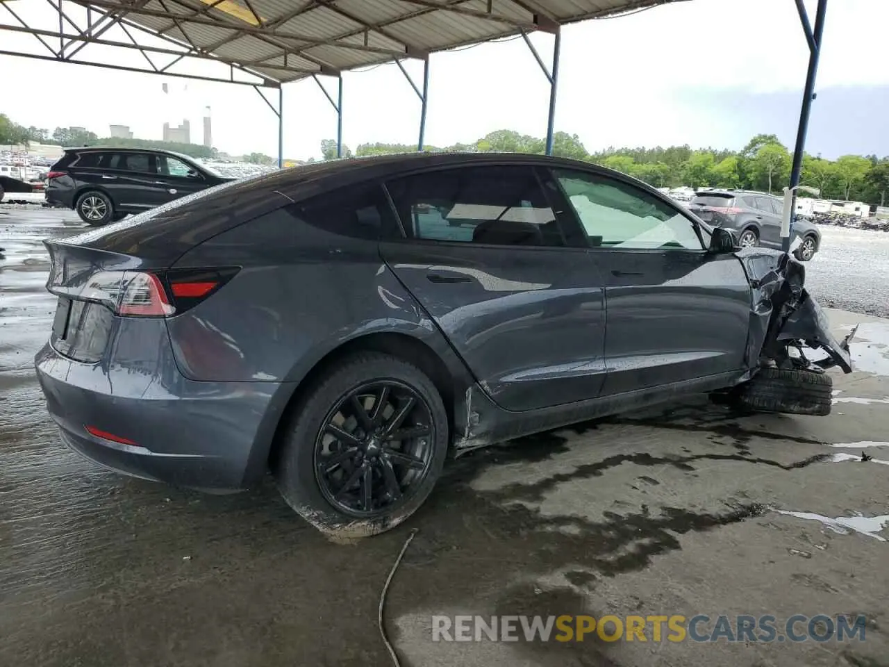 3 Photograph of a damaged car 5YJ3E1EAXMF086804 TESLA MODEL 3 2021