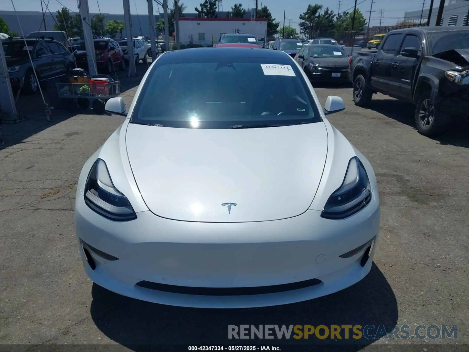 12 Photograph of a damaged car 5YJ3E1EAXMF089282 TESLA MODEL 3 2021