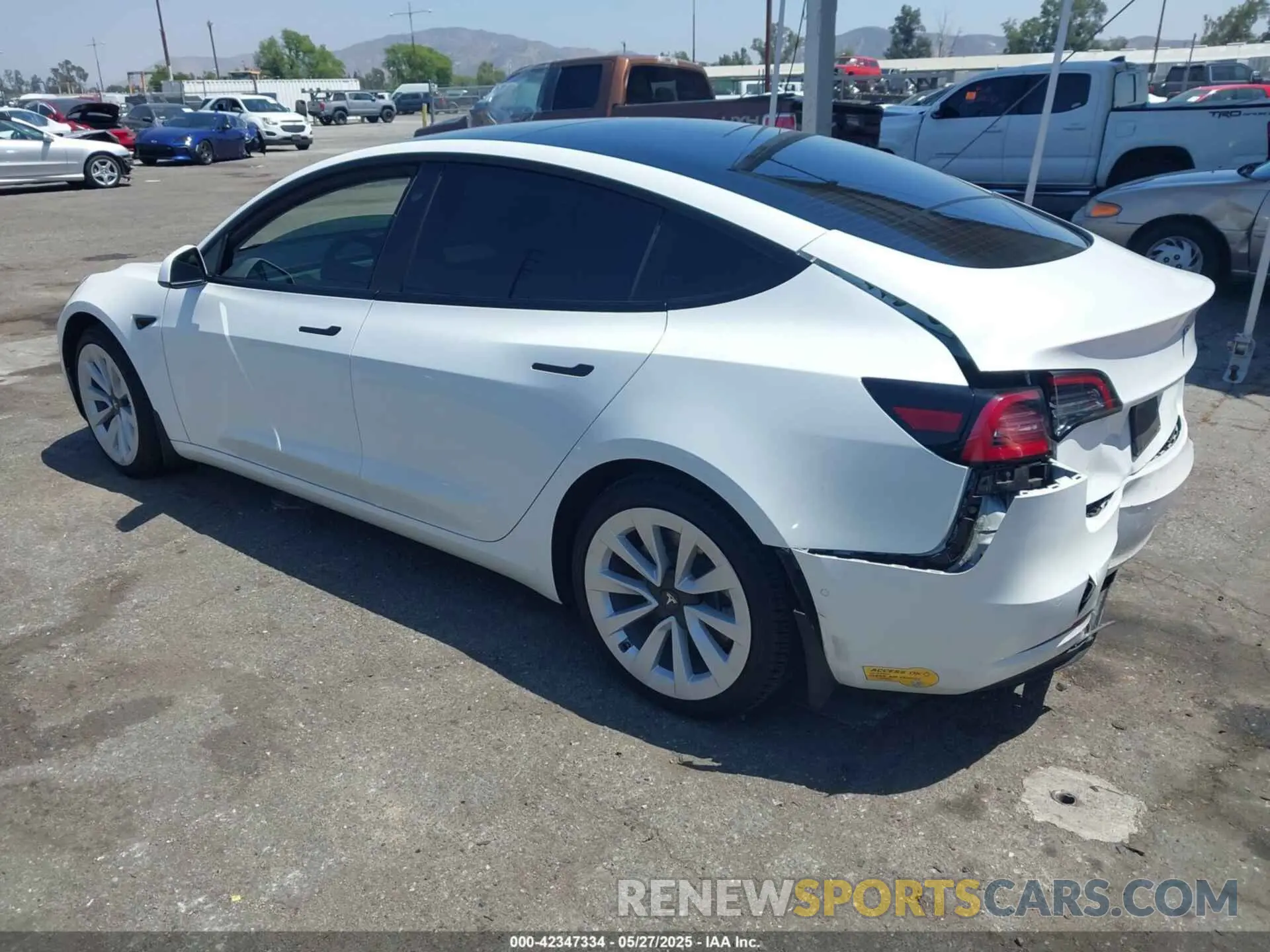 3 Photograph of a damaged car 5YJ3E1EAXMF089282 TESLA MODEL 3 2021