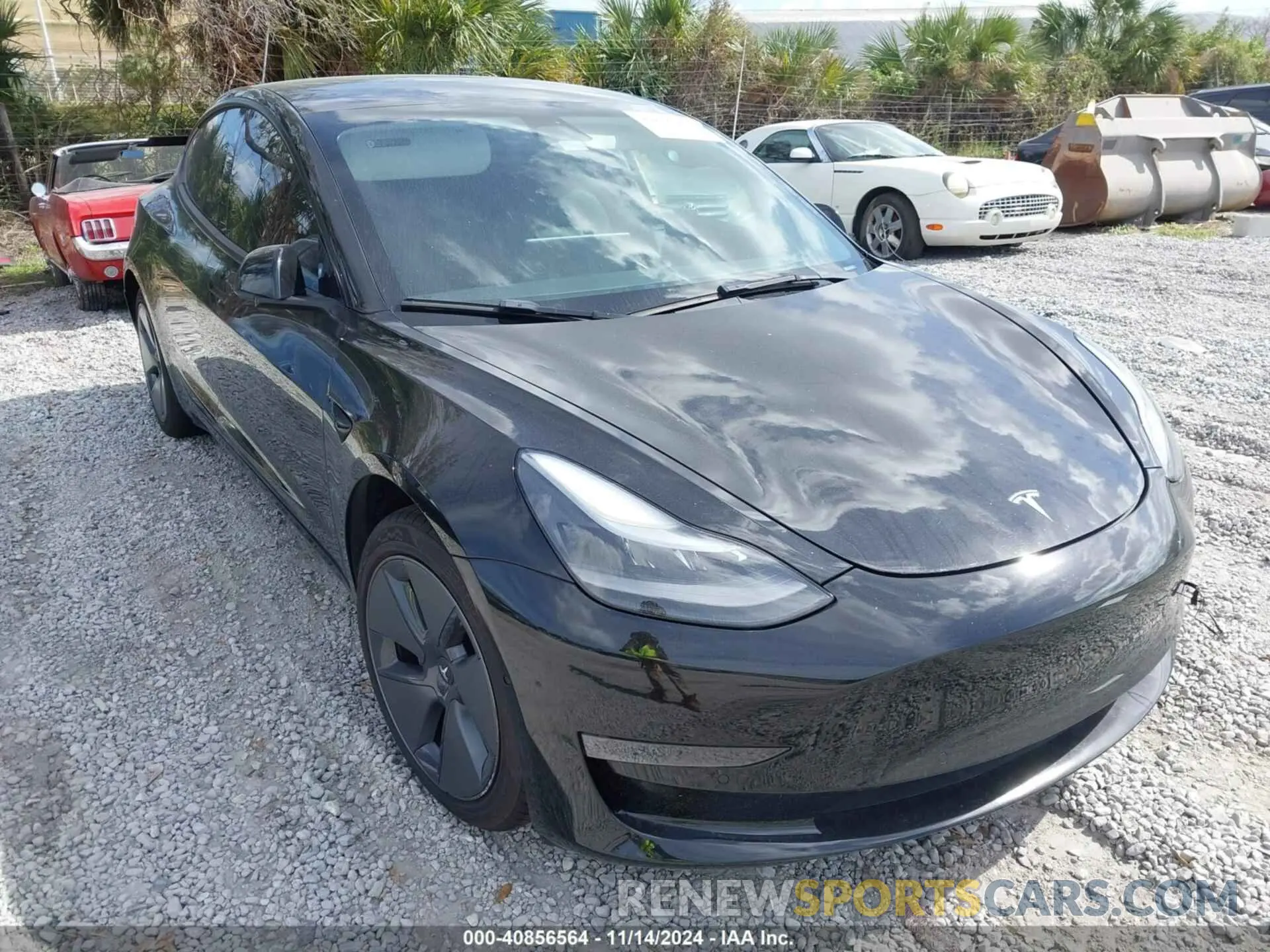 1 Photograph of a damaged car 5YJ3E1EAXMF090352 TESLA MODEL 3 2021