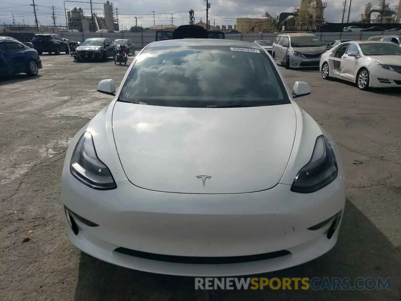 5 Photograph of a damaged car 5YJ3E1EAXMF091596 TESLA MODEL 3 2021