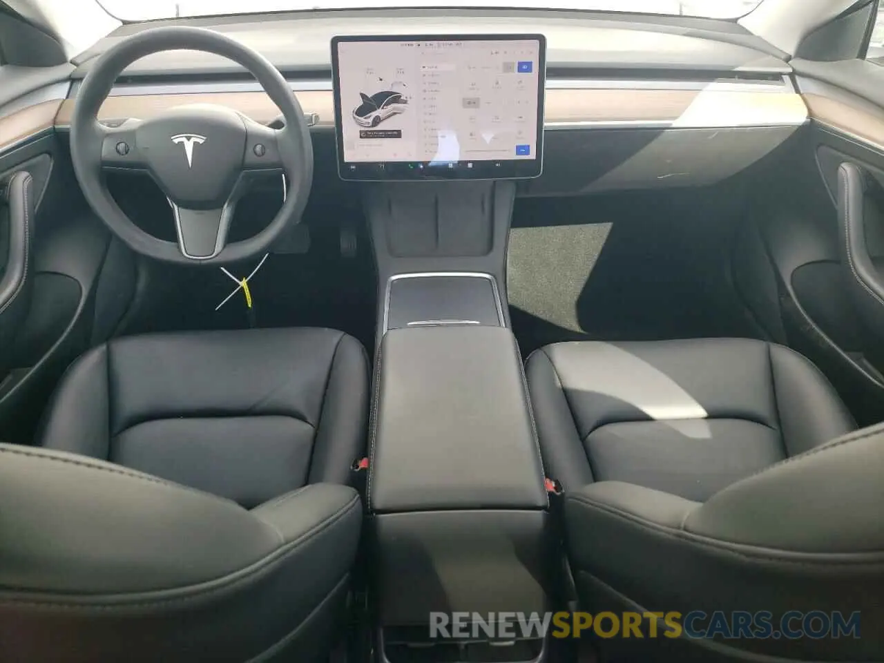 8 Photograph of a damaged car 5YJ3E1EAXMF091596 TESLA MODEL 3 2021