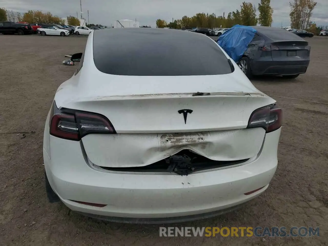 6 Photograph of a damaged car 5YJ3E1EAXMF094112 TESLA MODEL 3 2021
