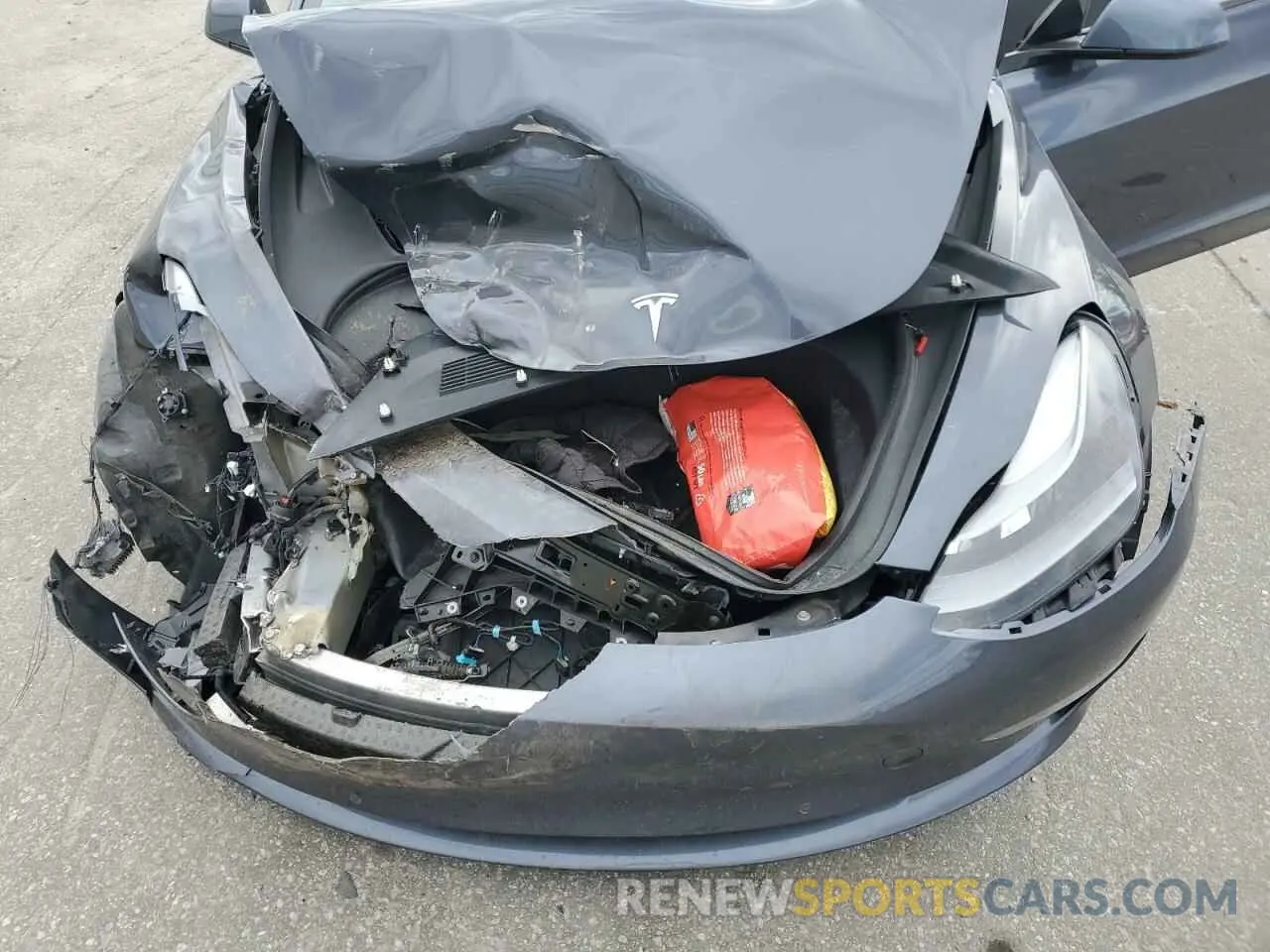 12 Photograph of a damaged car 5YJ3E1EAXMF096779 TESLA MODEL 3 2021