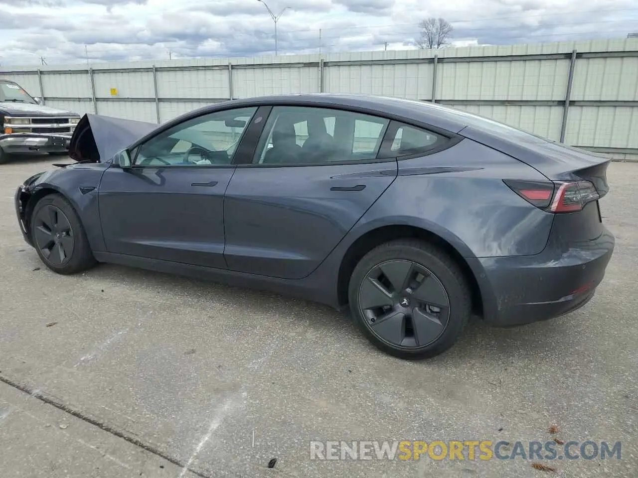 2 Photograph of a damaged car 5YJ3E1EAXMF096779 TESLA MODEL 3 2021