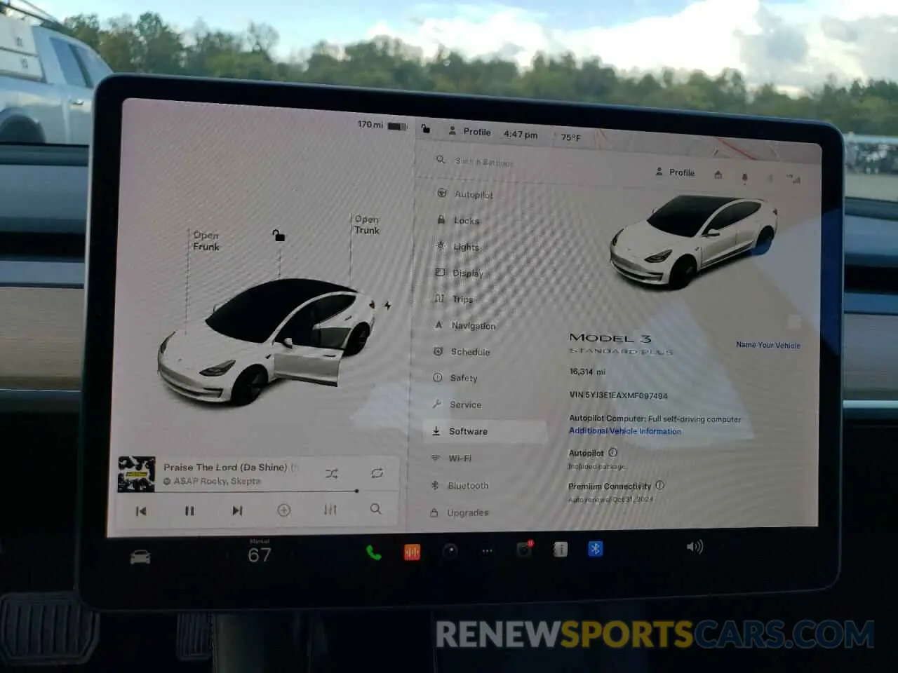 9 Photograph of a damaged car 5YJ3E1EAXMF097494 TESLA MODEL 3 2021