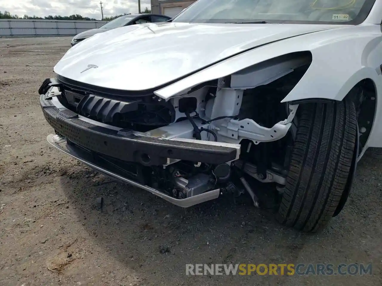 9 Photograph of a damaged car 5YJ3E1EAXMF099410 TESLA MODEL 3 2021