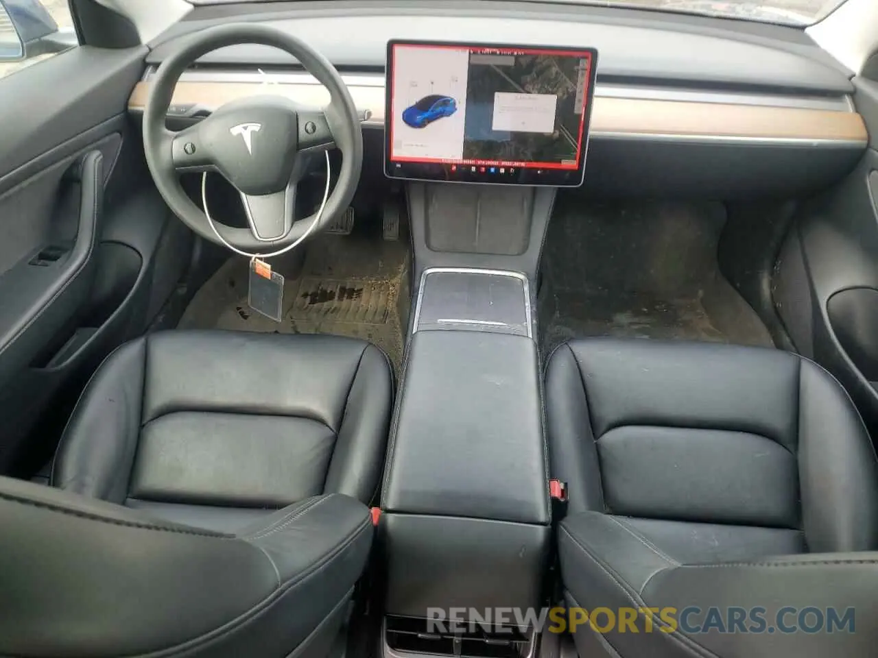 8 Photograph of a damaged car 5YJ3E1EAXMF850831 TESLA MODEL 3 2021