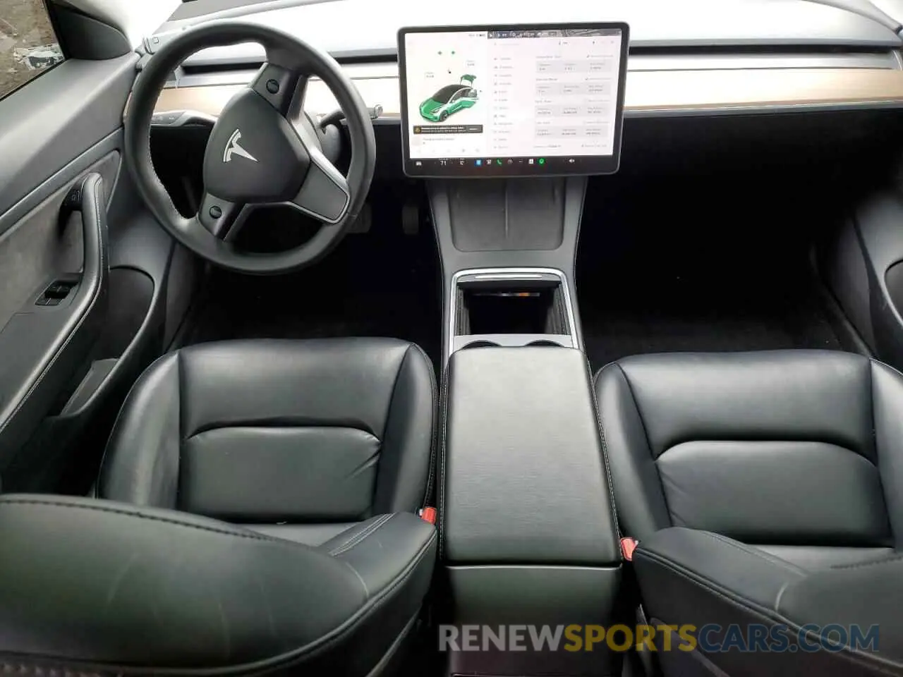 8 Photograph of a damaged car 5YJ3E1EAXMF853650 TESLA MODEL 3 2021