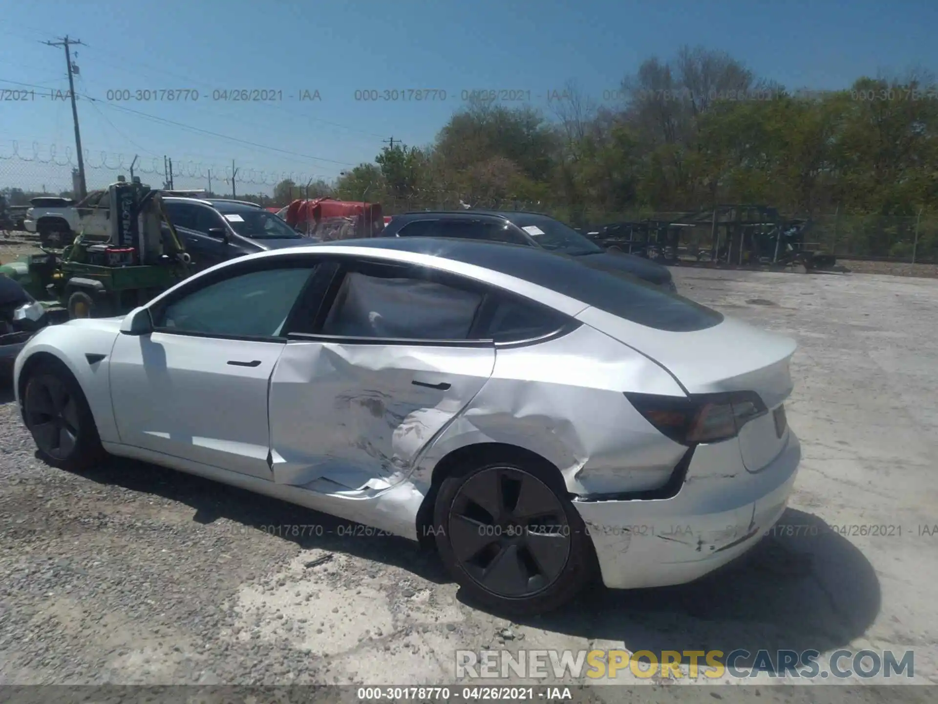 6 Photograph of a damaged car 5YJ3E1EAXMF854314 TESLA MODEL 3 2021