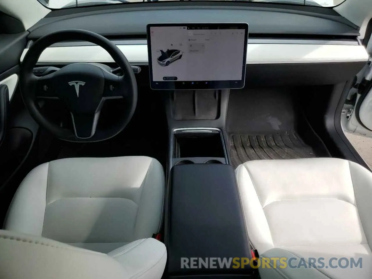 8 Photograph of a damaged car 5YJ3E1EAXMF858671 TESLA MODEL 3 2021