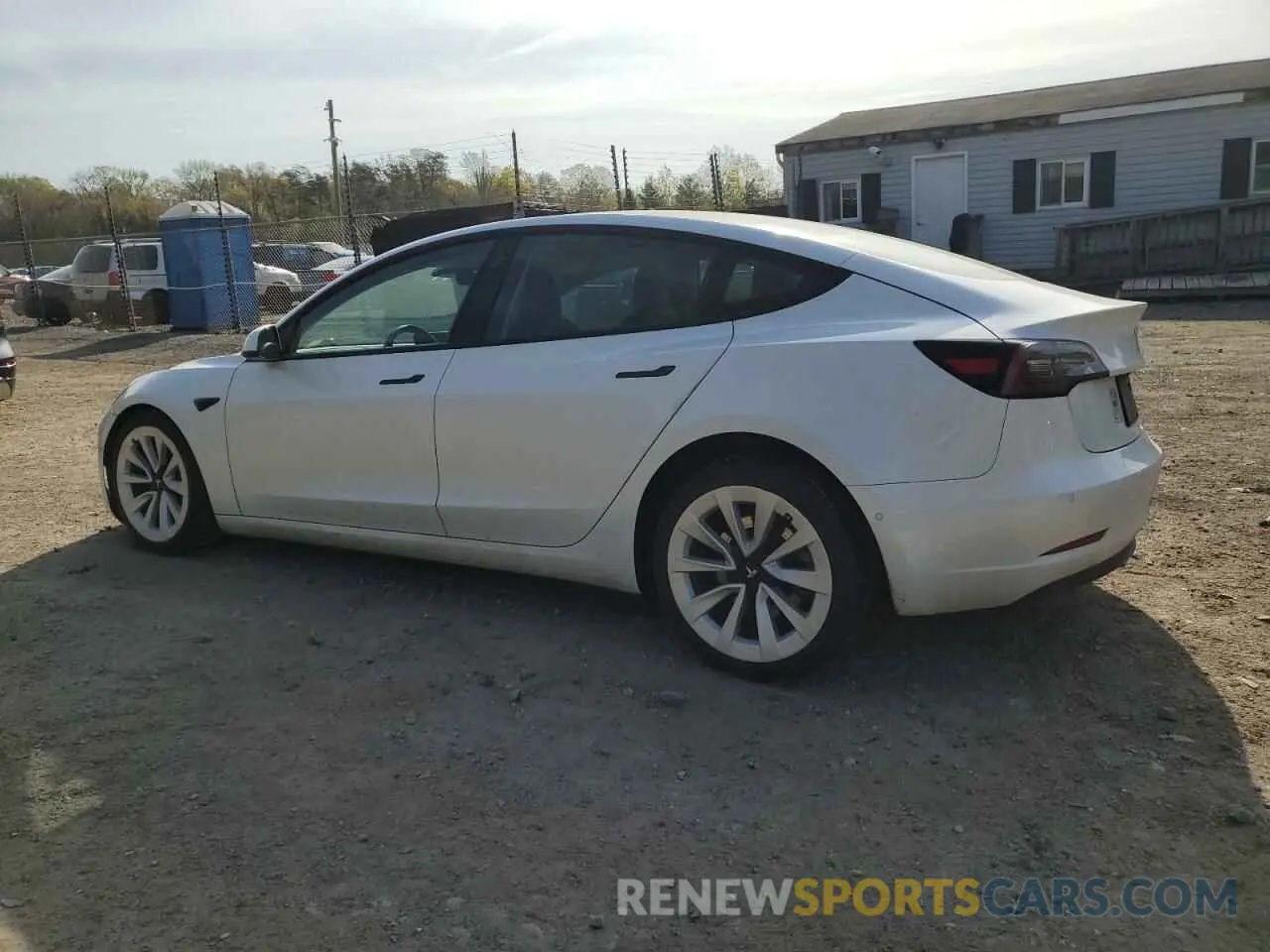 2 Photograph of a damaged car 5YJ3E1EAXMF870285 TESLA MODEL 3 2021