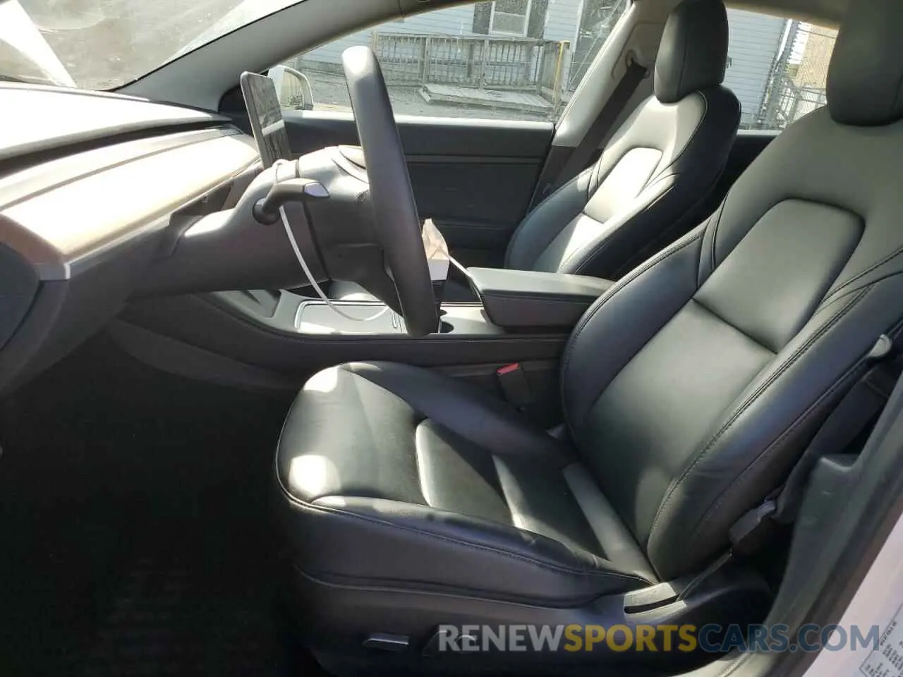 7 Photograph of a damaged car 5YJ3E1EAXMF870285 TESLA MODEL 3 2021