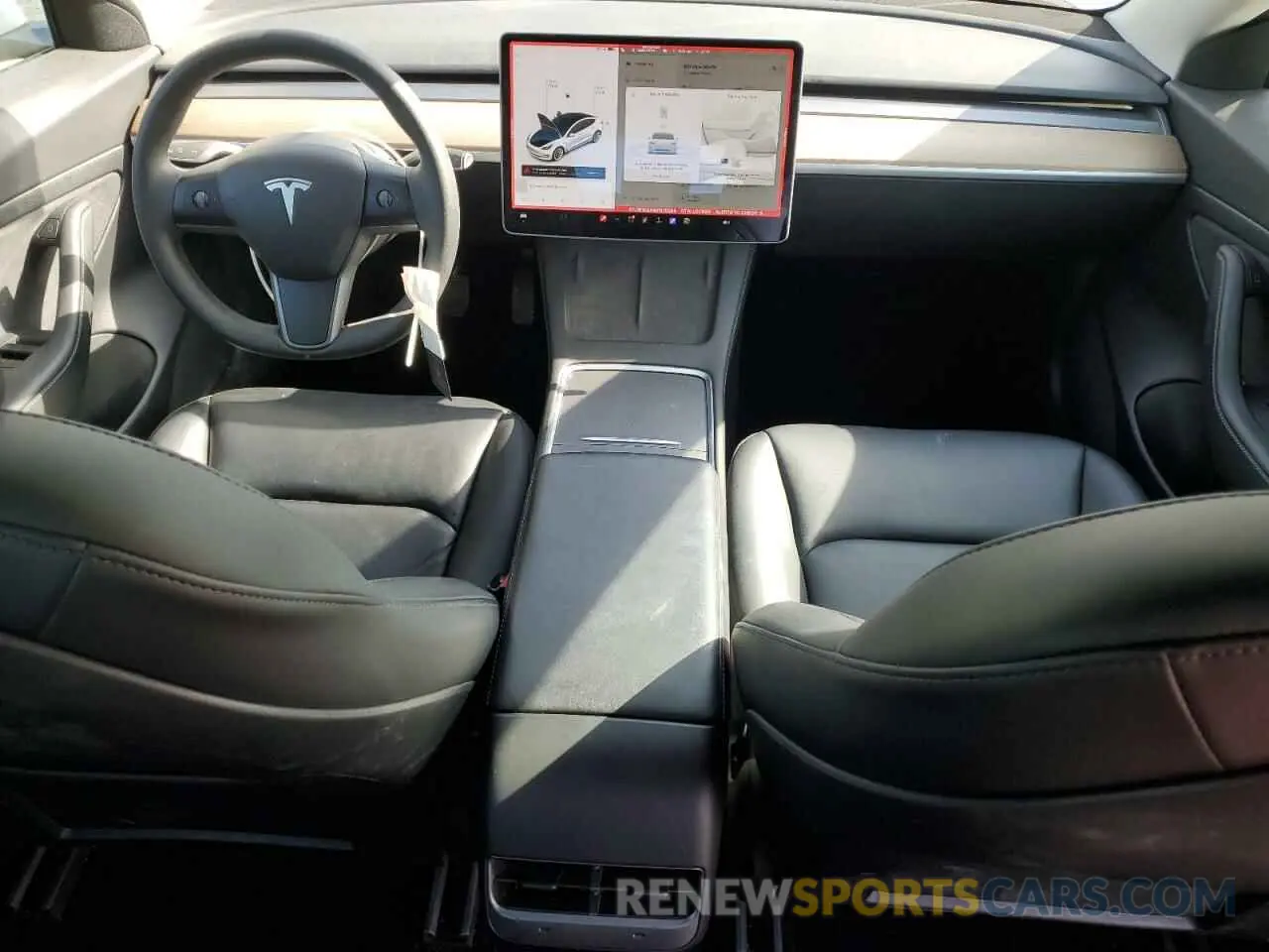 8 Photograph of a damaged car 5YJ3E1EAXMF870285 TESLA MODEL 3 2021