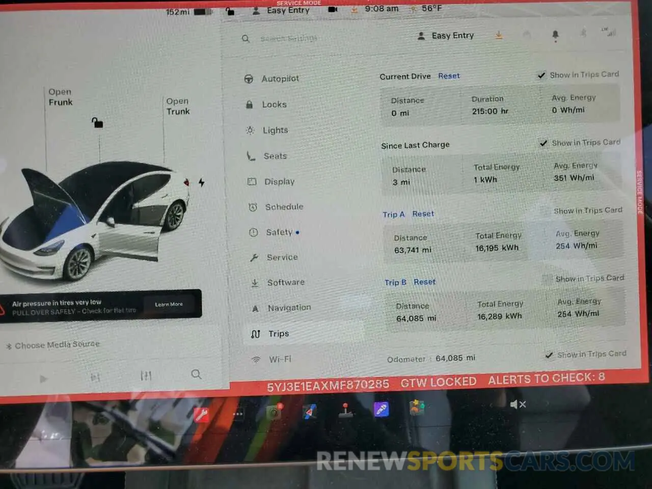 9 Photograph of a damaged car 5YJ3E1EAXMF870285 TESLA MODEL 3 2021