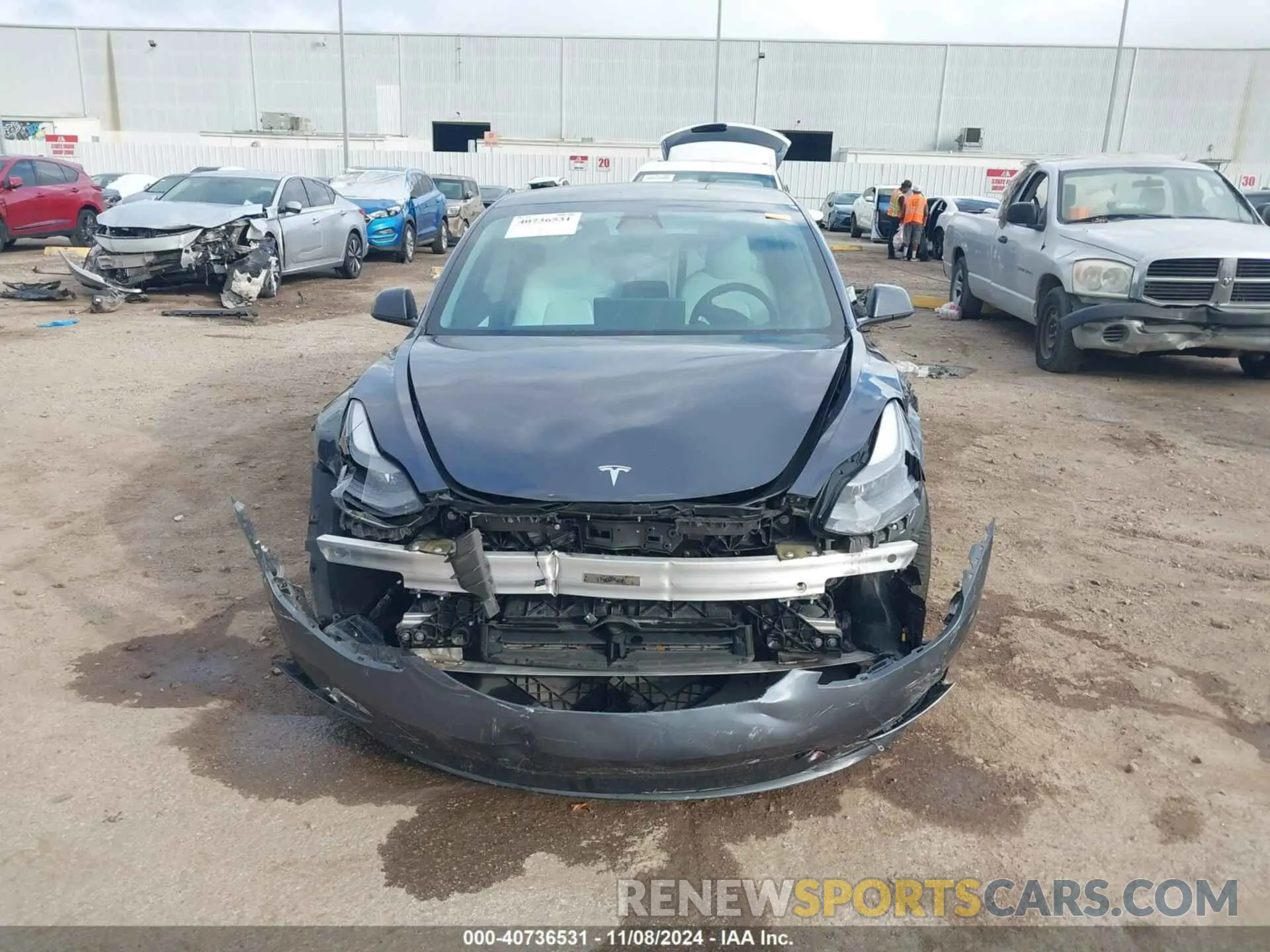 12 Photograph of a damaged car 5YJ3E1EAXMF921851 TESLA MODEL 3 2021