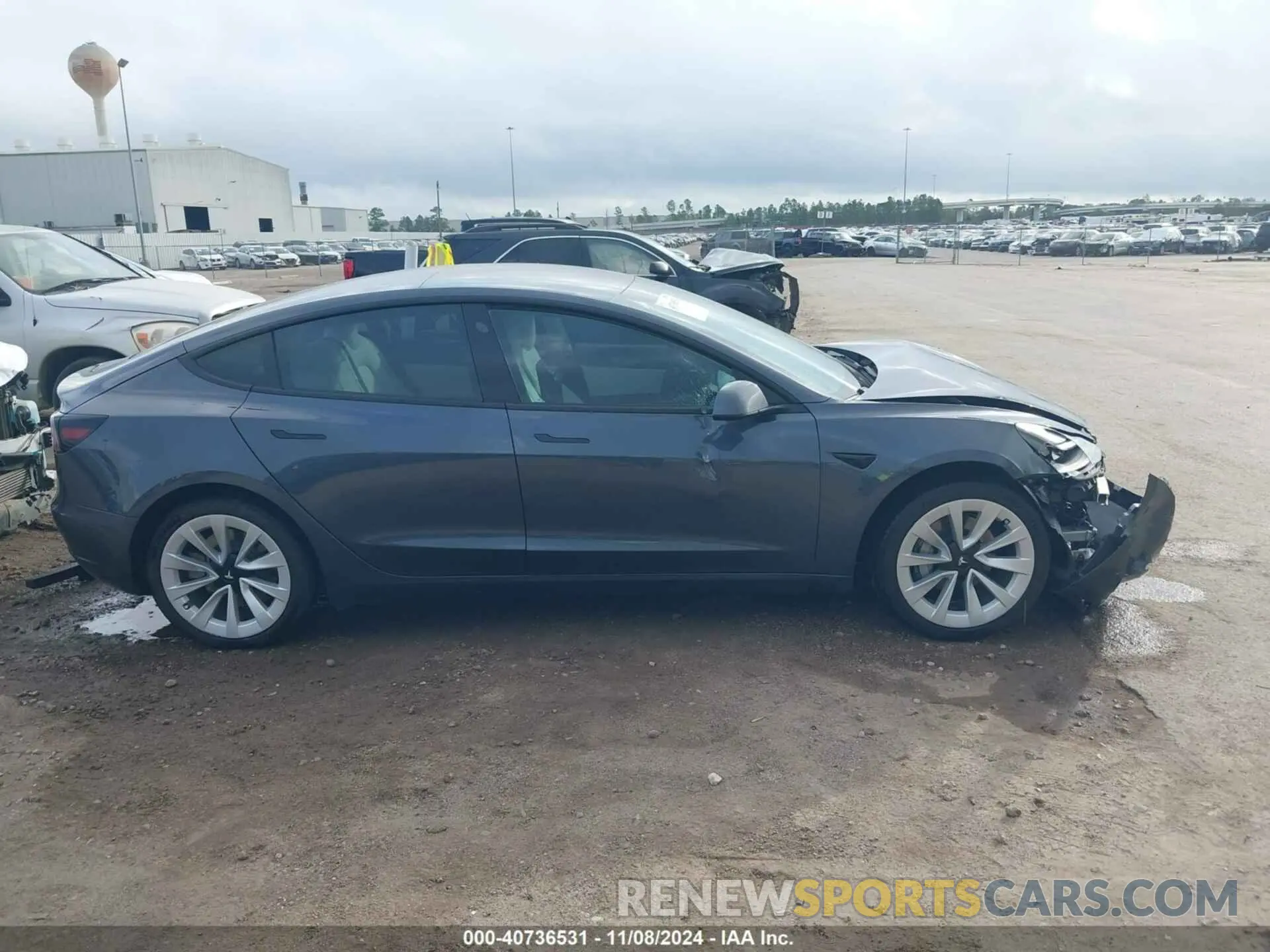 13 Photograph of a damaged car 5YJ3E1EAXMF921851 TESLA MODEL 3 2021