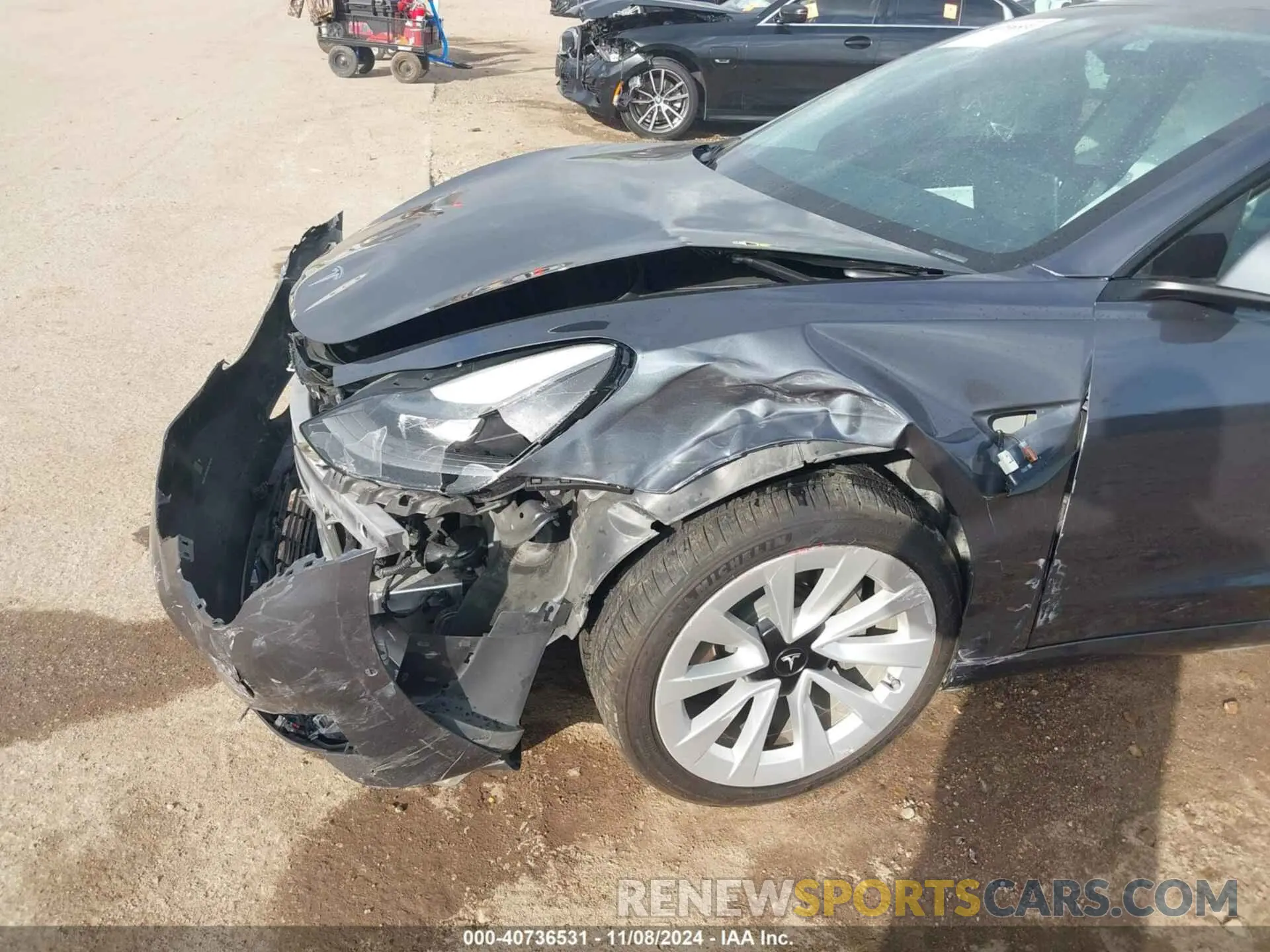 19 Photograph of a damaged car 5YJ3E1EAXMF921851 TESLA MODEL 3 2021