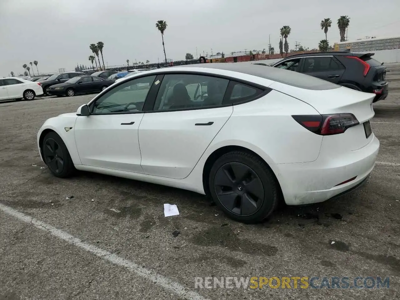 2 Photograph of a damaged car 5YJ3E1EAXMF940500 TESLA MODEL 3 2021